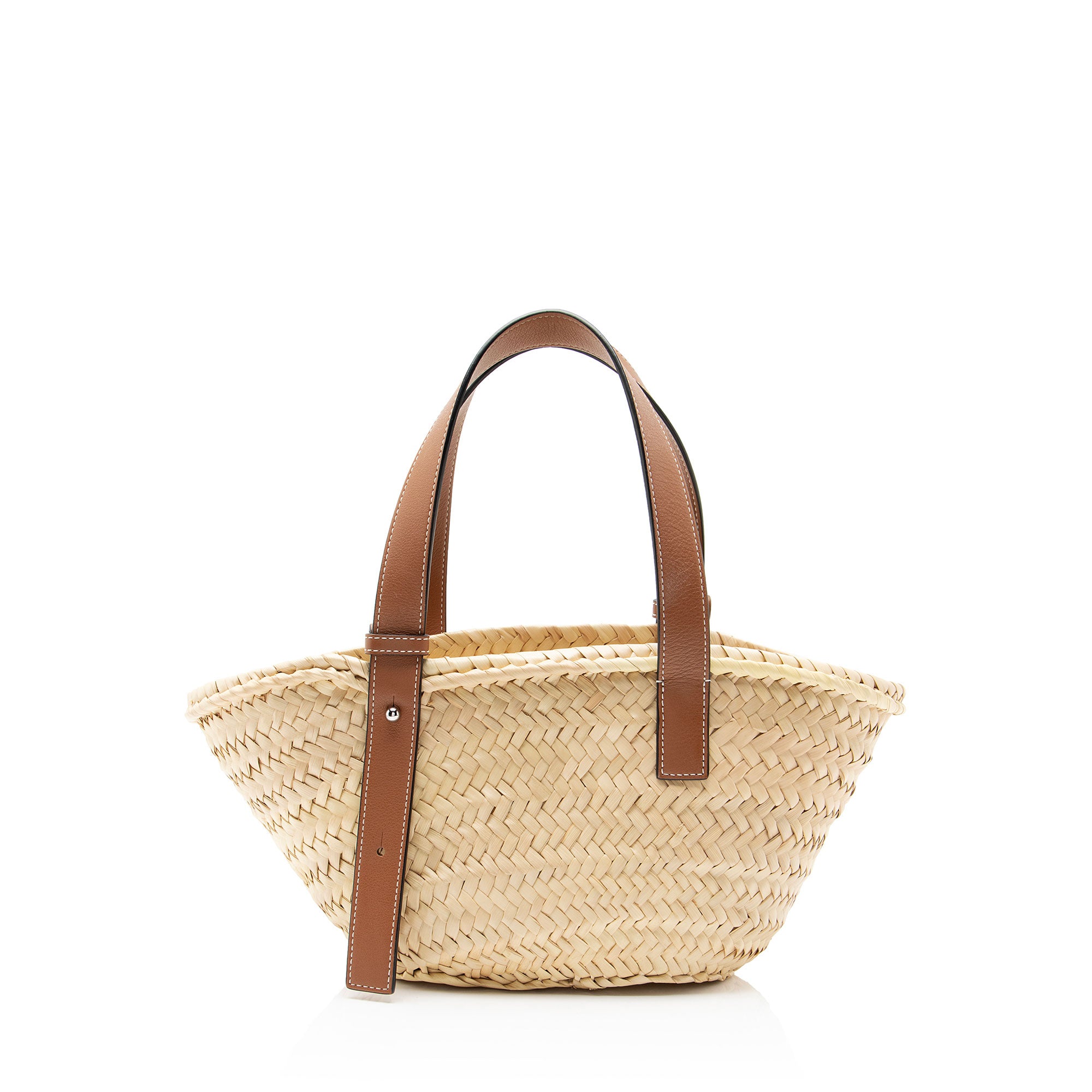 Loewe Raffia Basket Small Tote