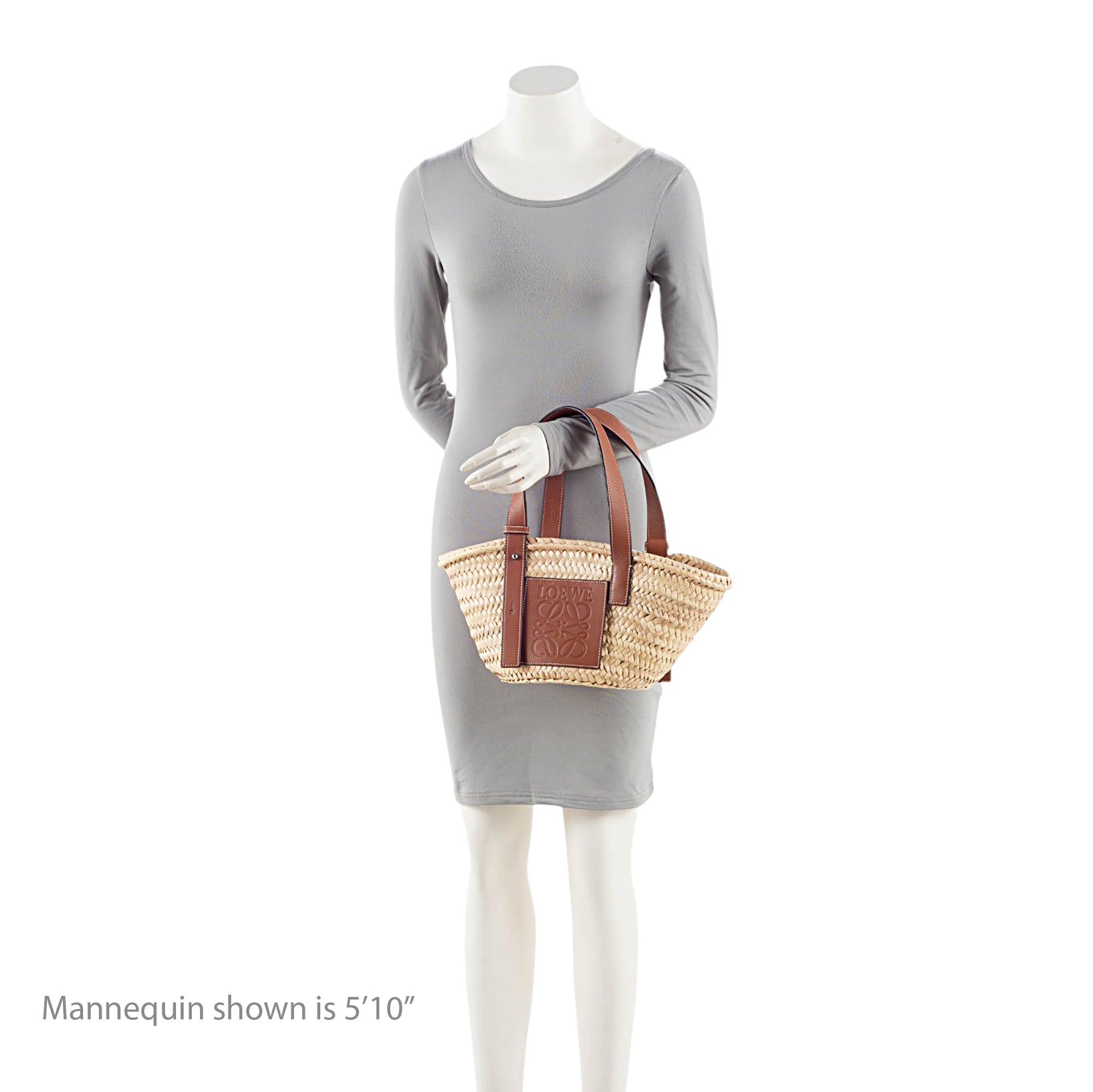 Loewe Raffia Basket Small Tote