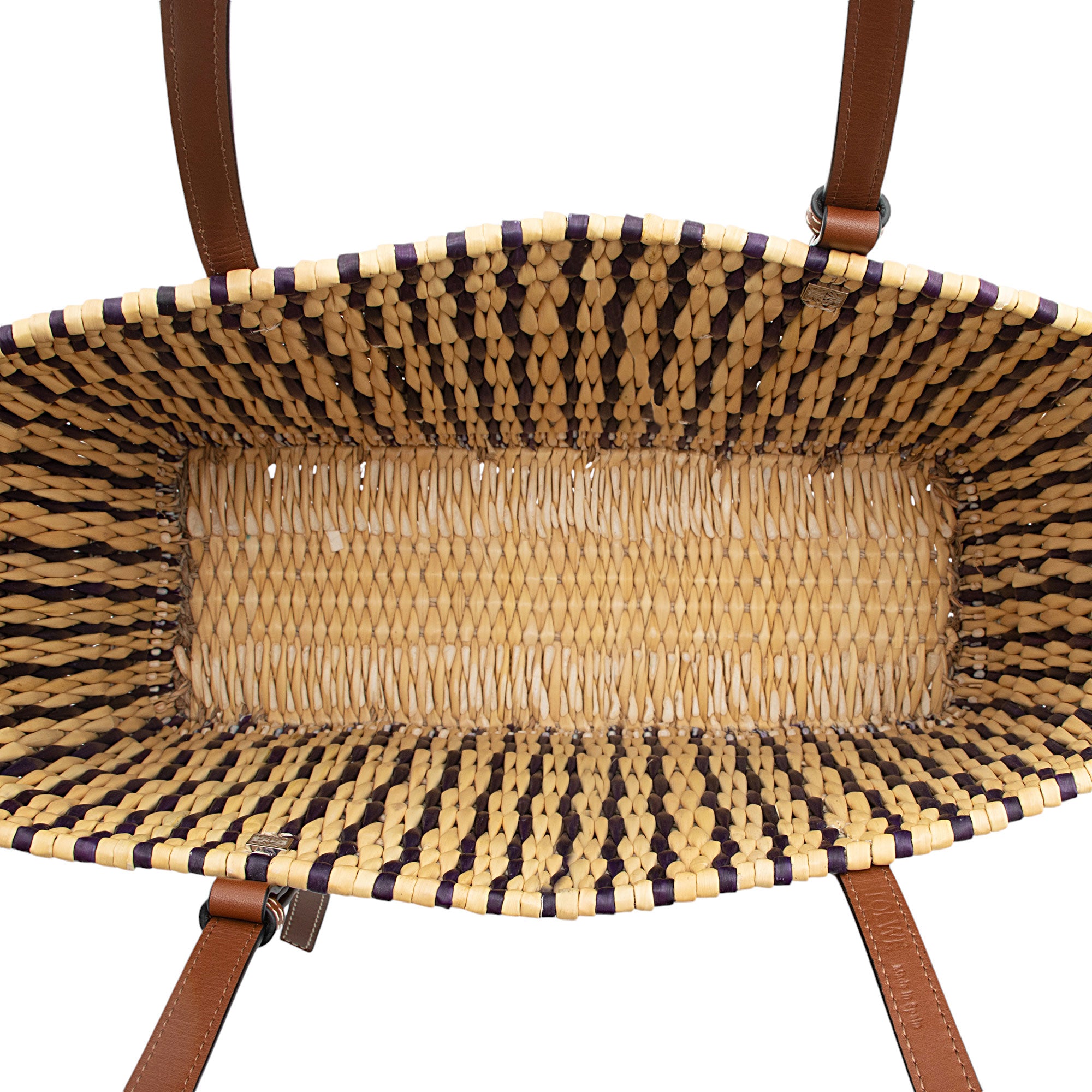 Loewe Raffia Square Basket Tote (SHF-xw84s2)