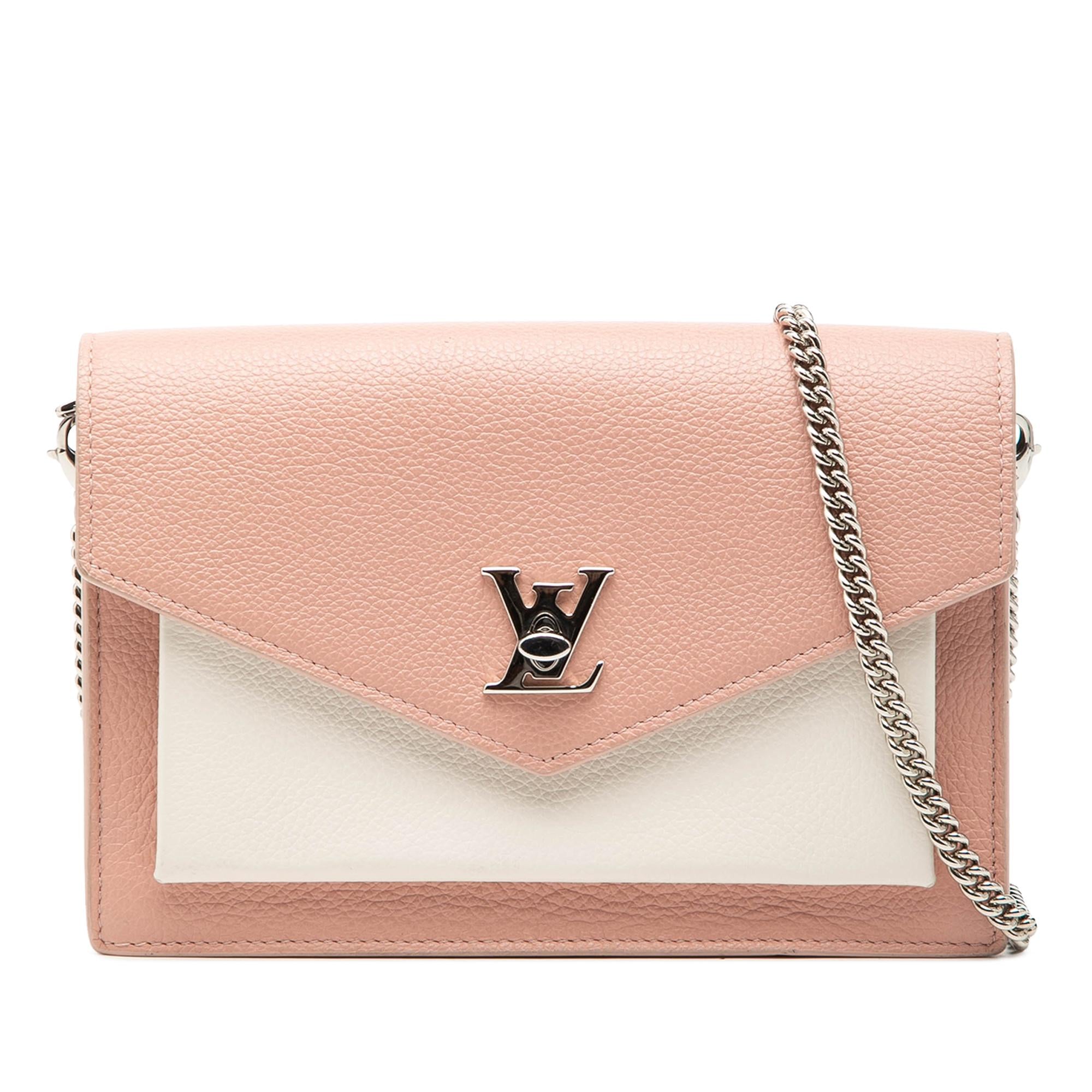 Louis Vuitton Bicolor Leather MyLockMe Chain Pochette