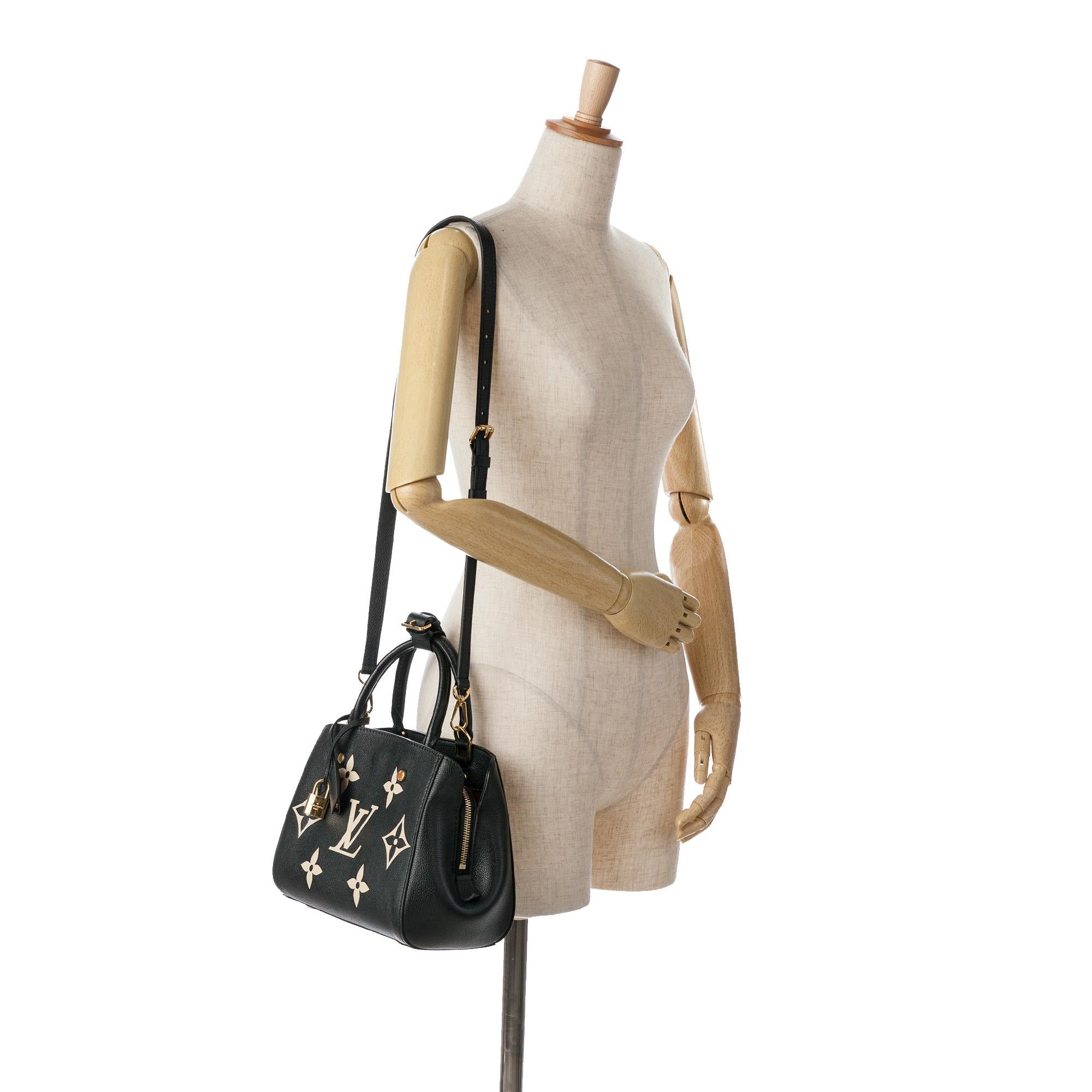 Louis Vuitton Bicolor Monogram Empreinte Giant Montaigne BB (SHG-9GwO0U)