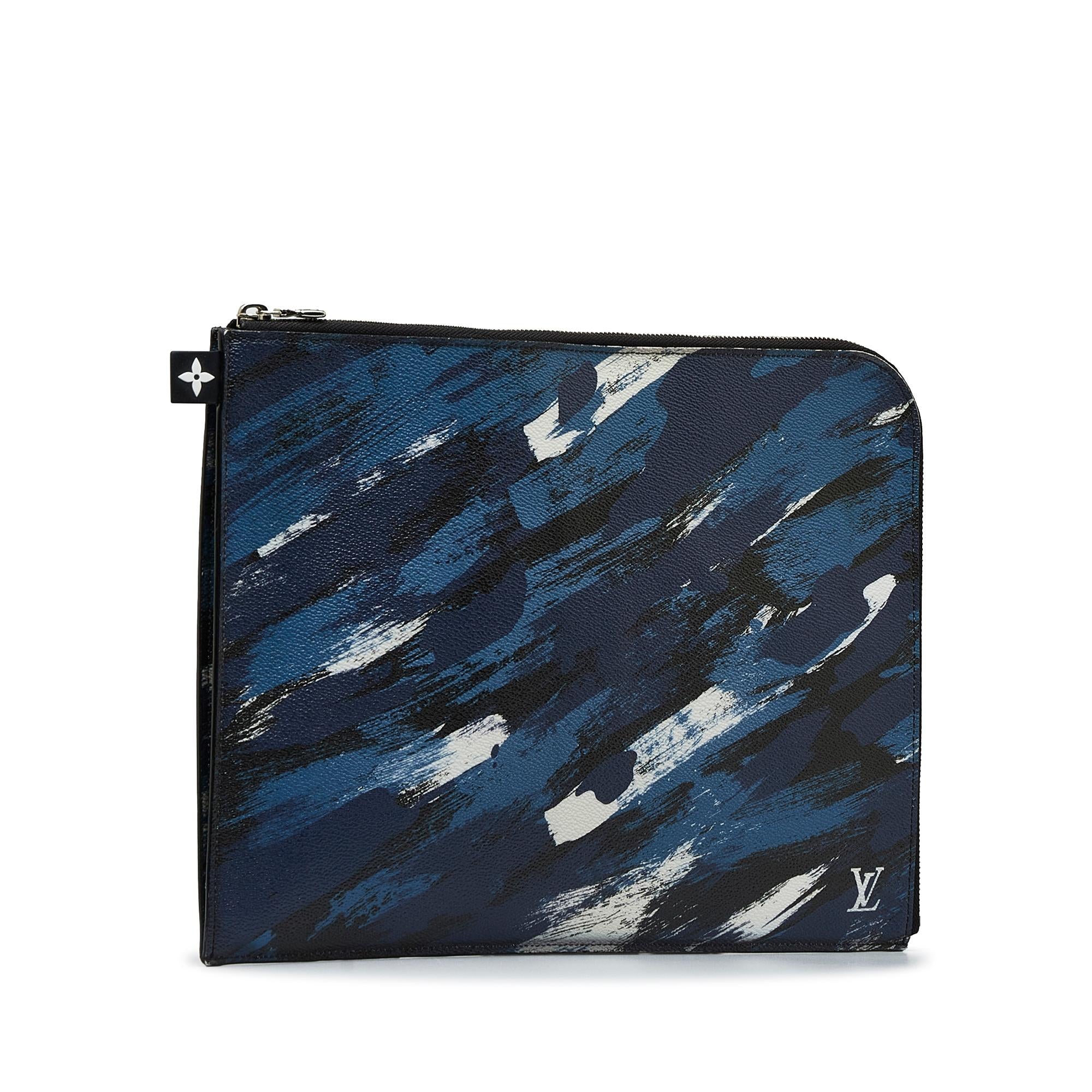 Louis Vuitton Brushstroke Camouflage Pochette Jour PM (SHG-JJN22r)