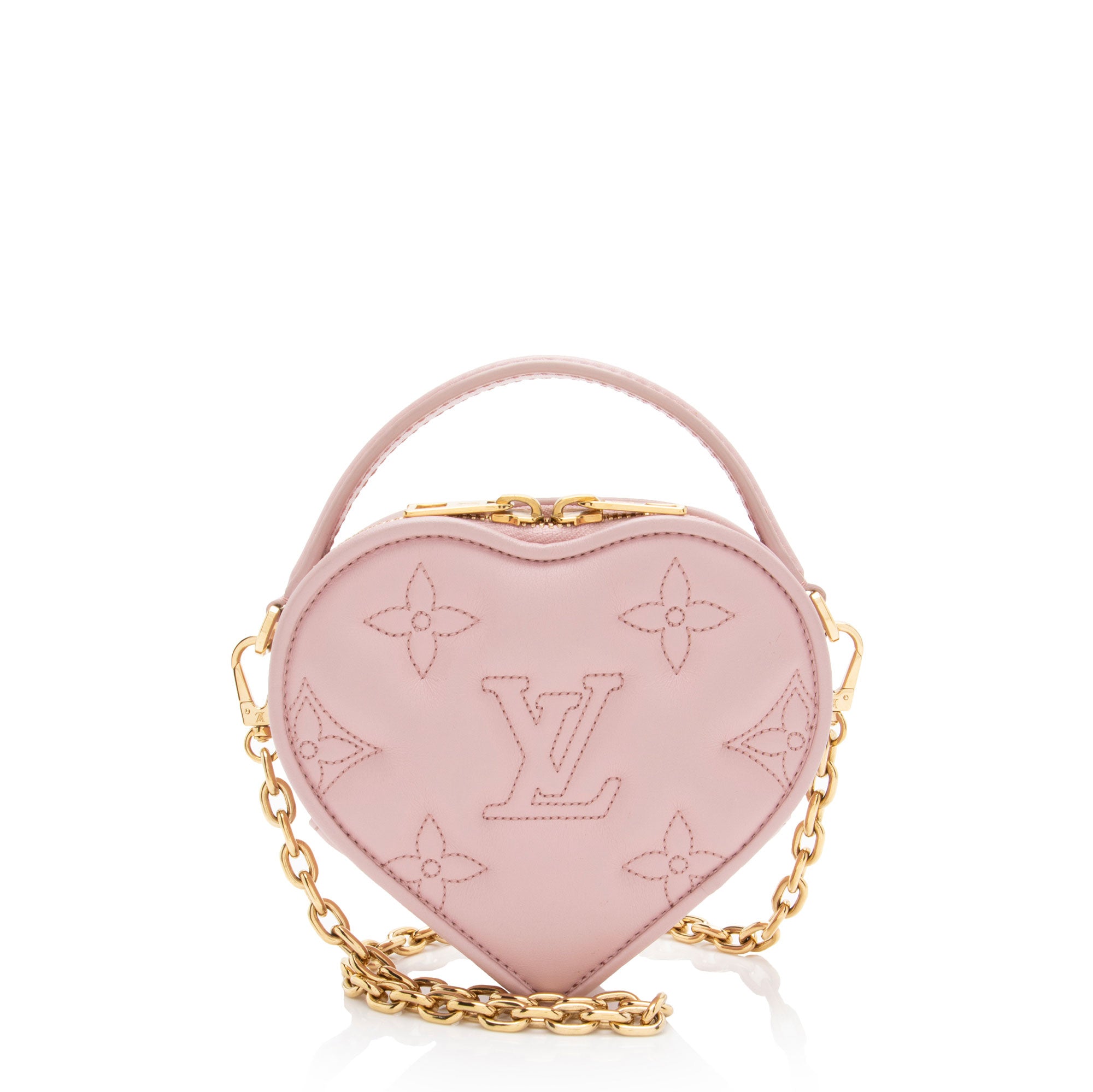 Louis Vuitton Bubblegram Calfskin Pop My Heart Bag