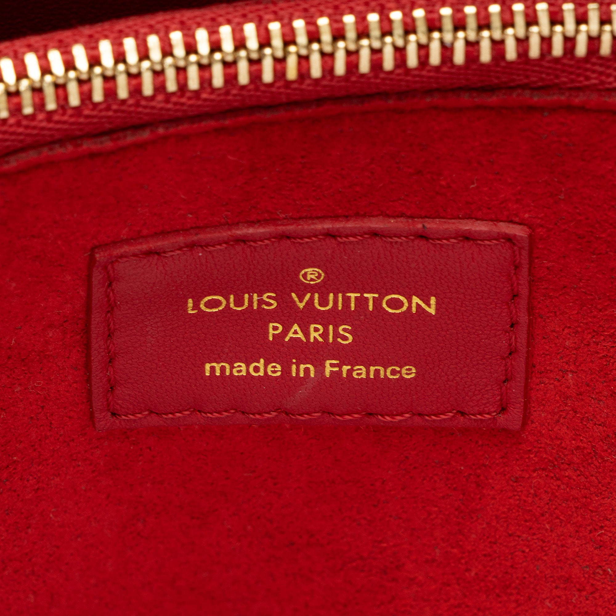Louis Vuitton Calf Leather Monogram Canvas Double V Satchel