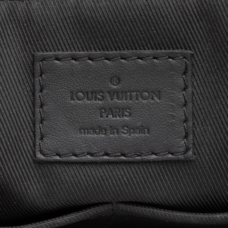 Louis Vuitton Blue Leather Aerogram Takeoff Messenger Bag Louis