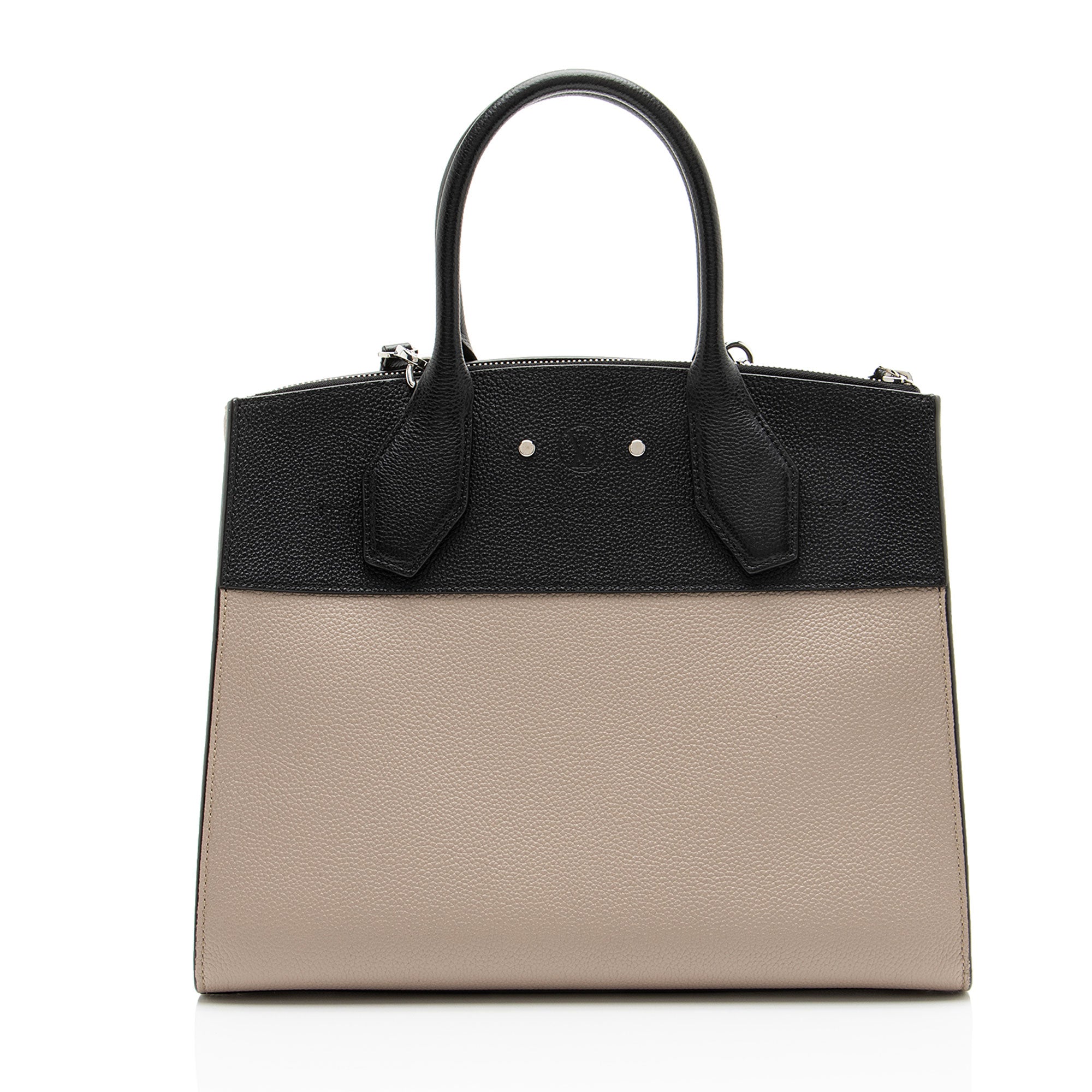 Louis Vuitton Calfskin City Steamer MM Tote