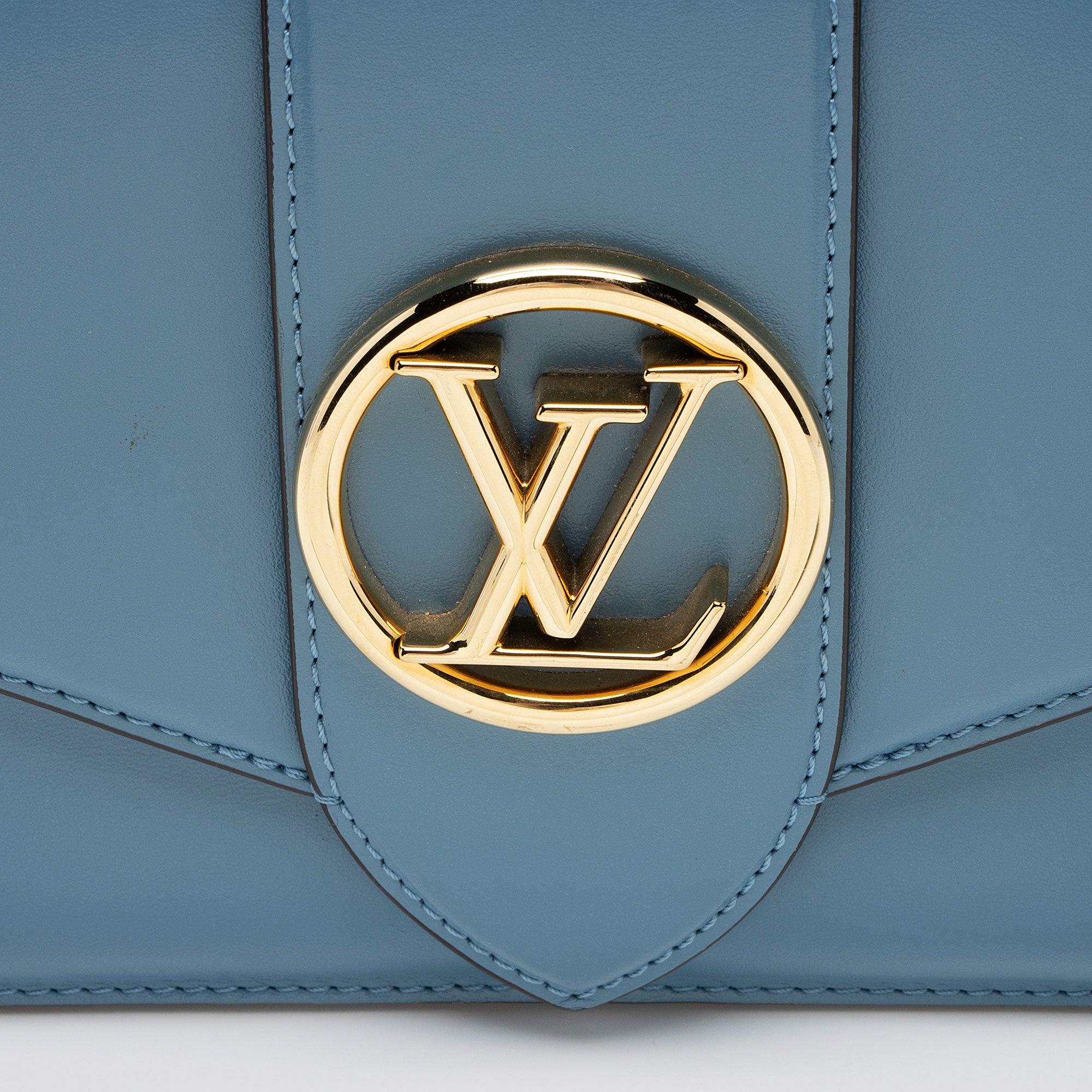 Louis Vuitton Calfskin LV Pont 9 Shoulder Bag