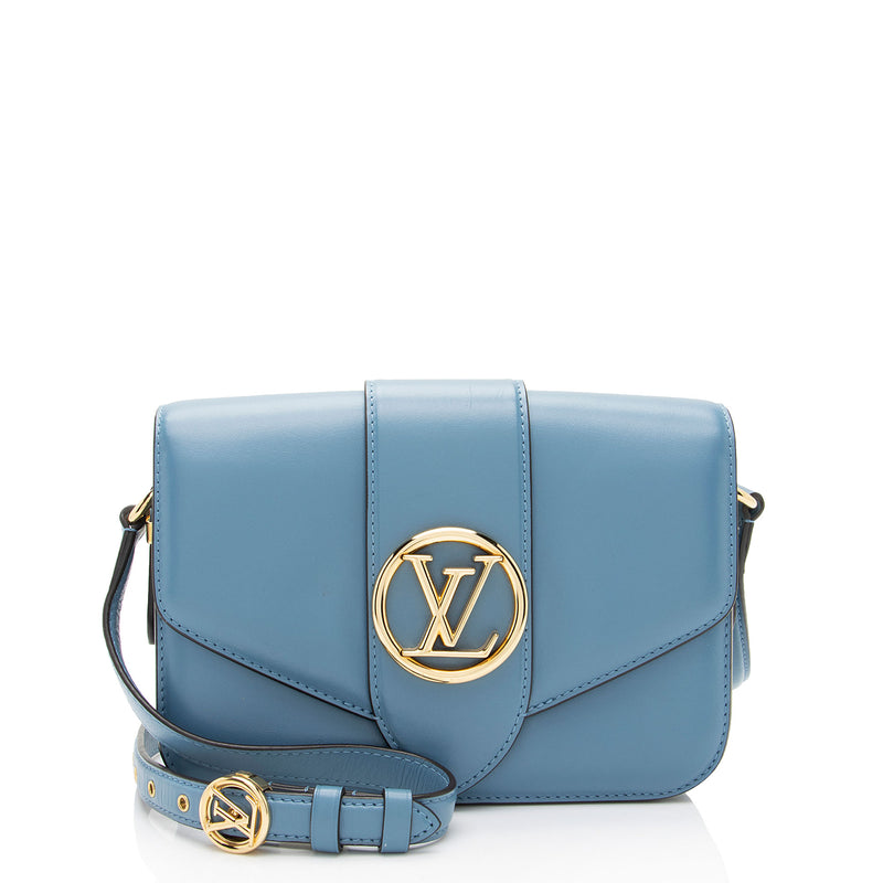 Louis vuitton blue shoulder bag sale