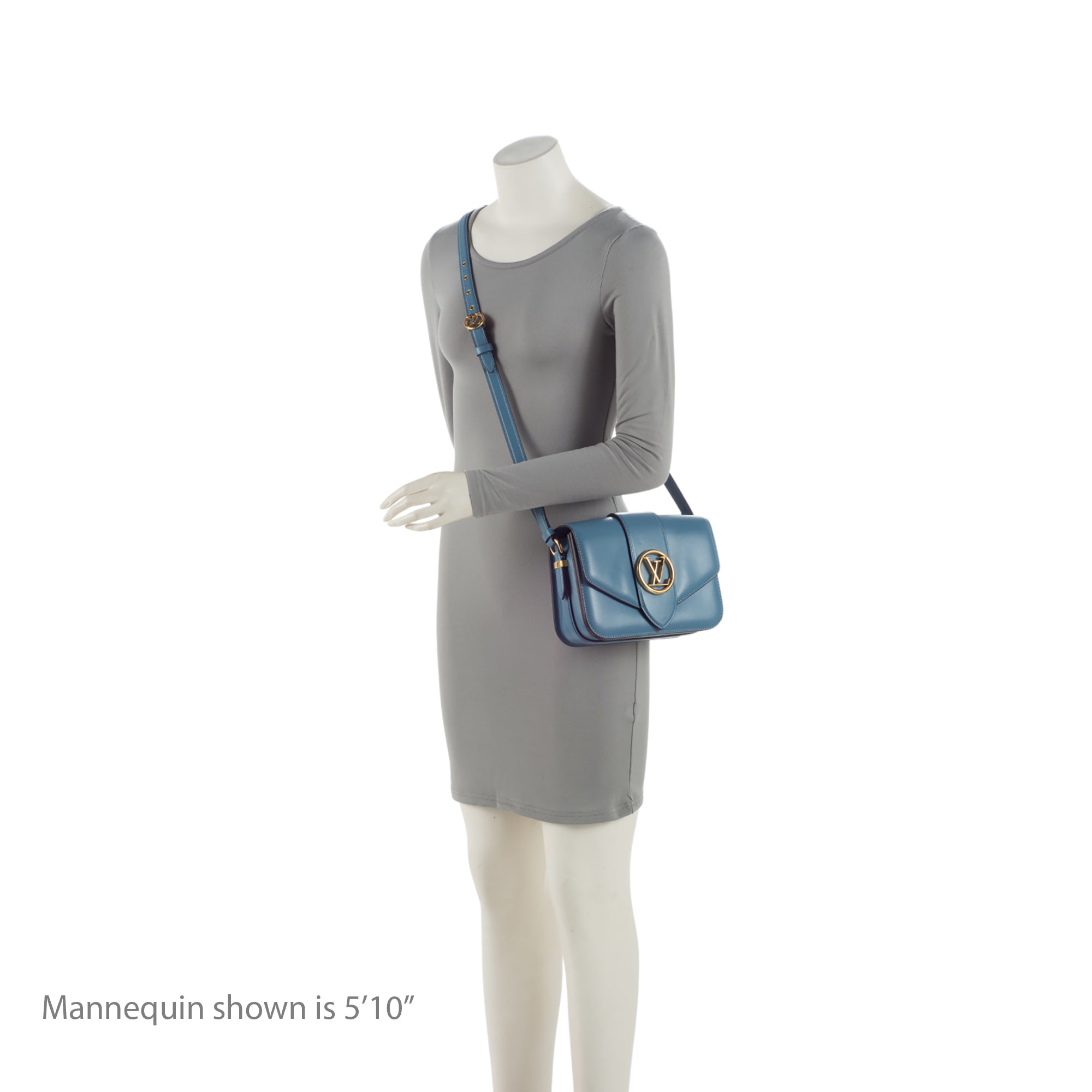 Louis Vuitton Calfskin LV Pont 9 Shoulder Bag