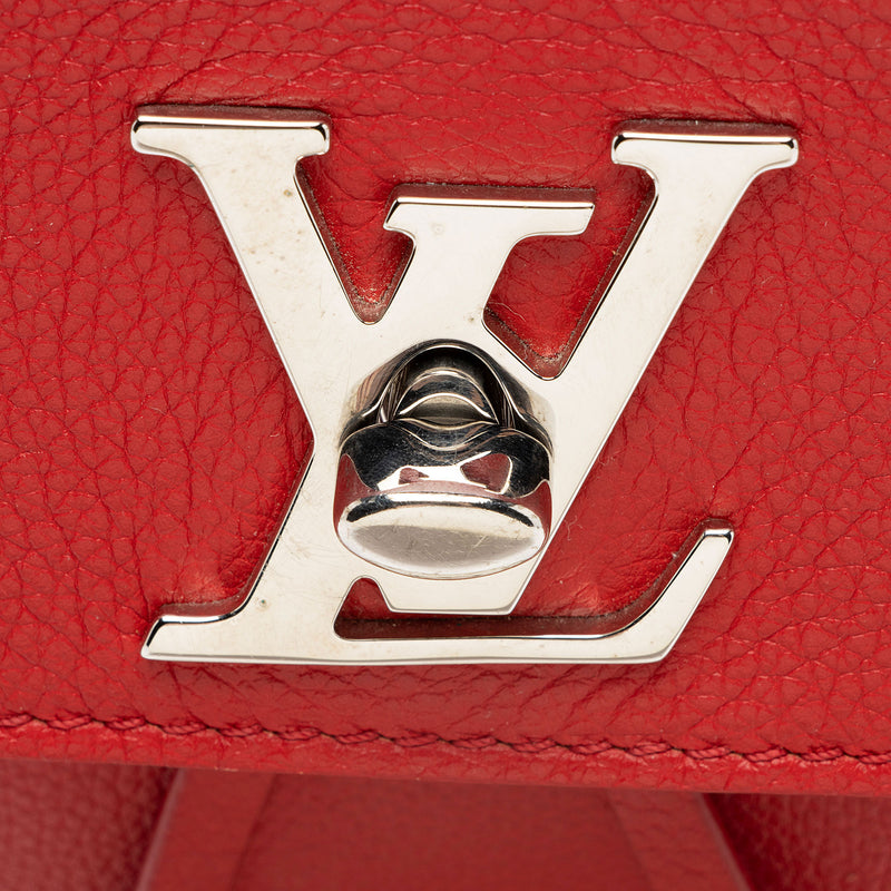 Louis Vuitton Calfskin Lockme Backpack (SHF-k7uvJq)