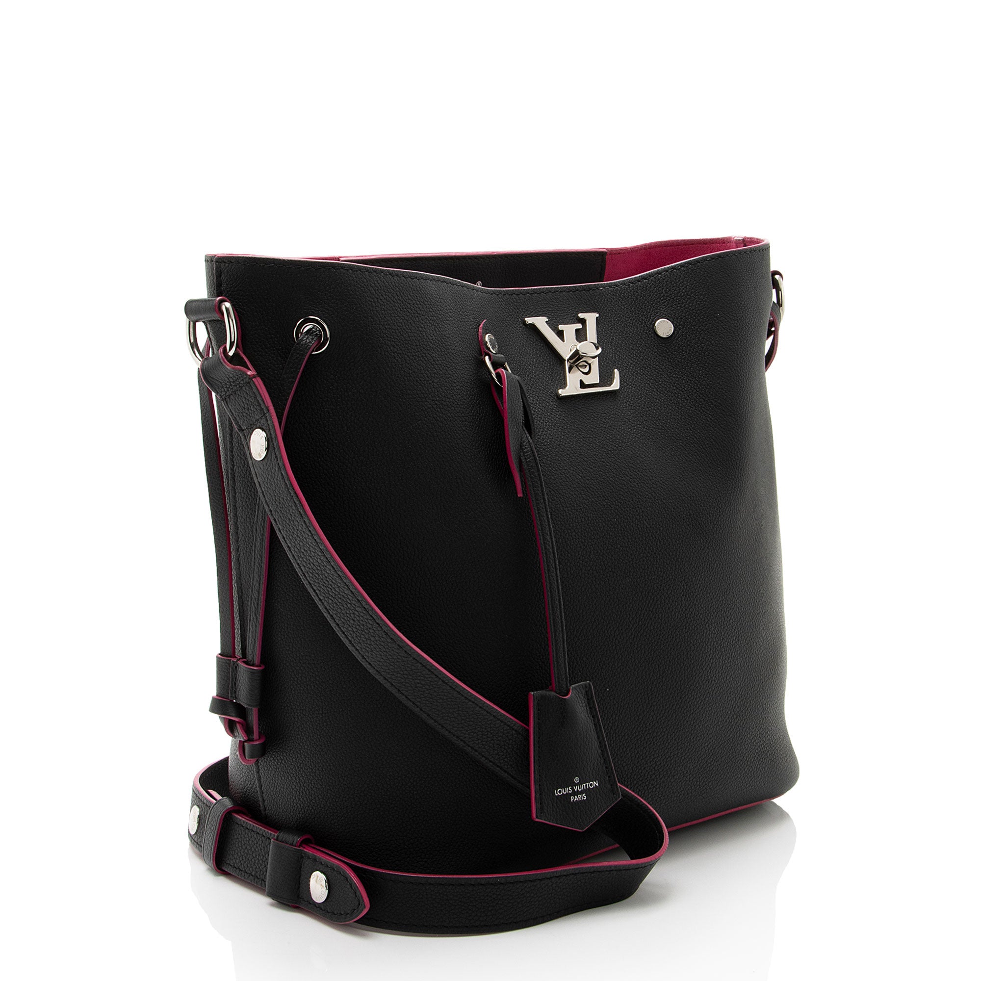 Louis Vuitton Calfskin Lockme Bucket Bag