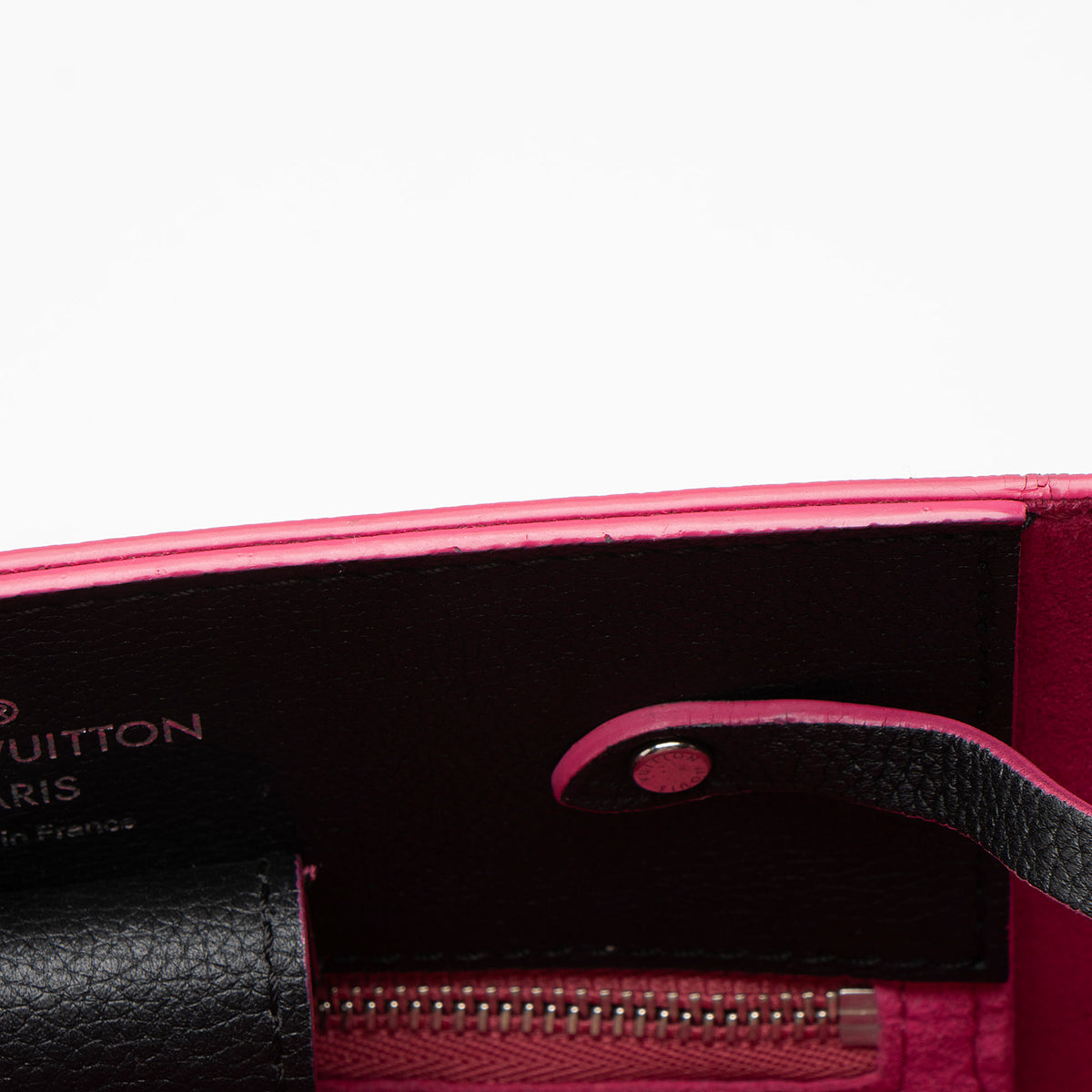 Louis Vuitton Calfskin Lockme Bucket Bag