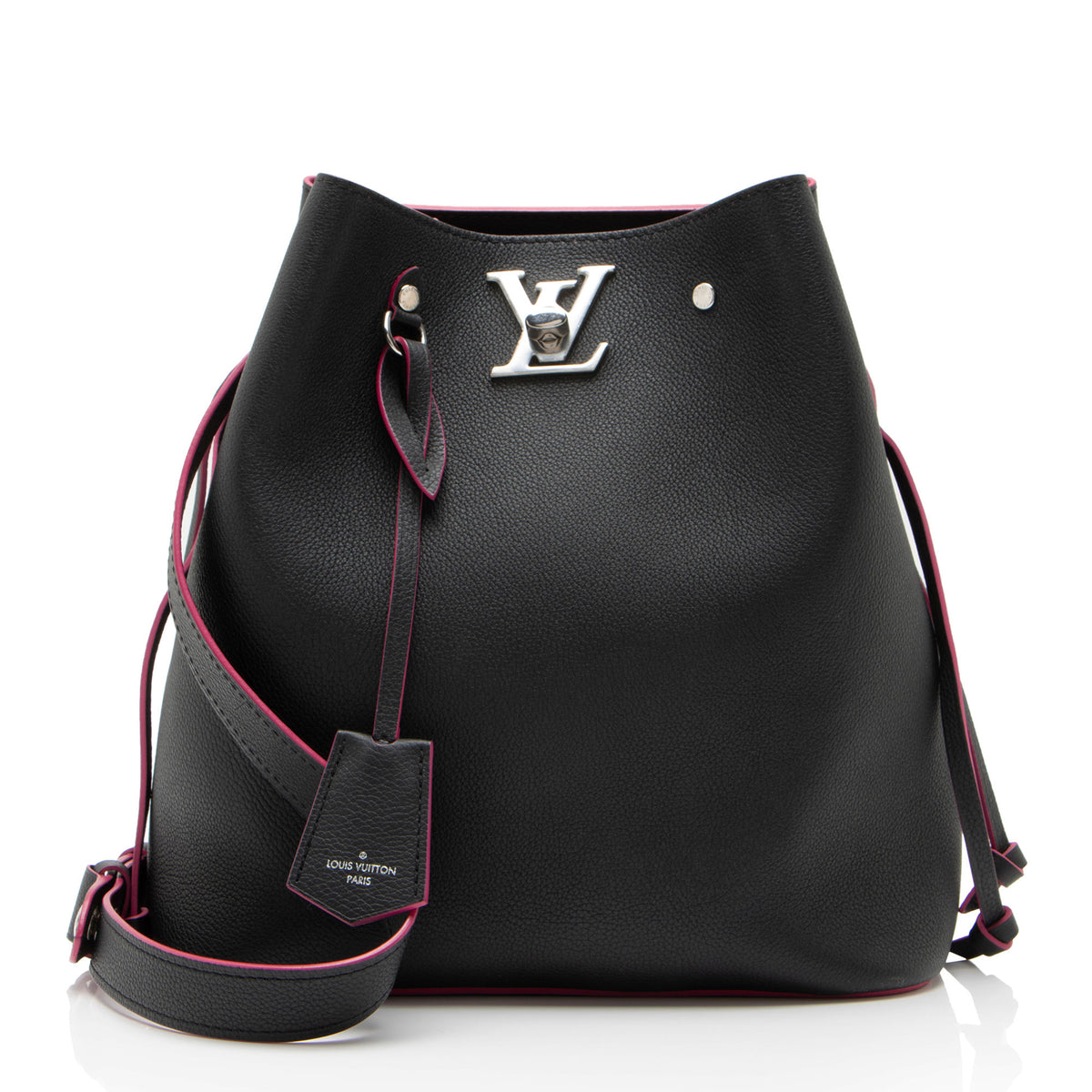 Louis Vuitton Calfskin Lockme Bucket Bag