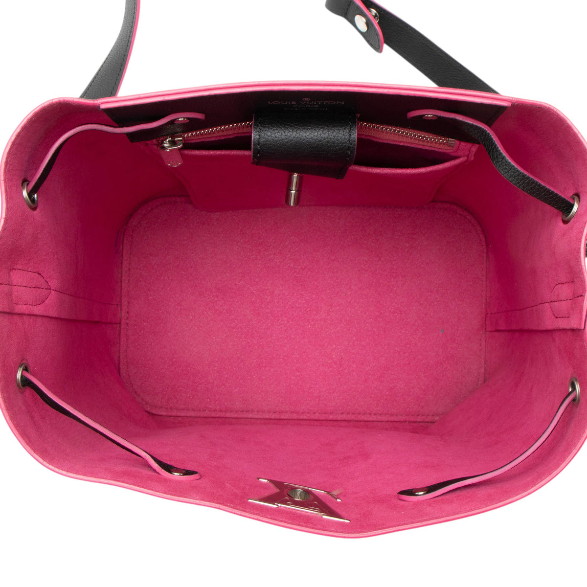 Louis Vuitton Calfskin Lockme Bucket Bag