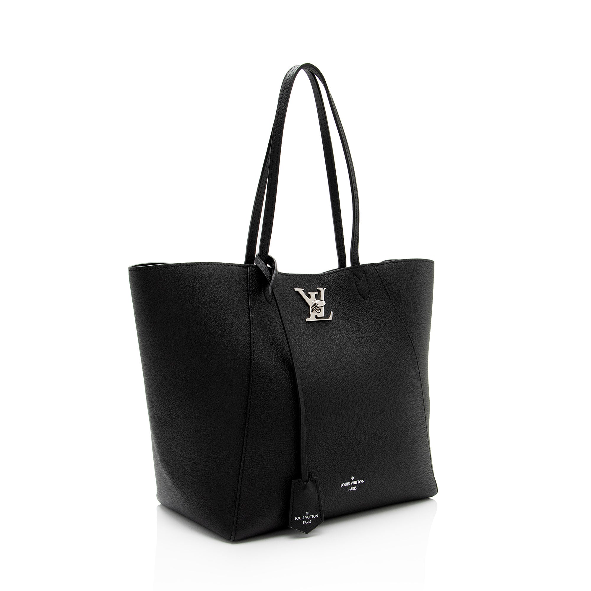 Louis Vuitton Calfskin Lockme Cabas Tote (SHF-UGxtjx)