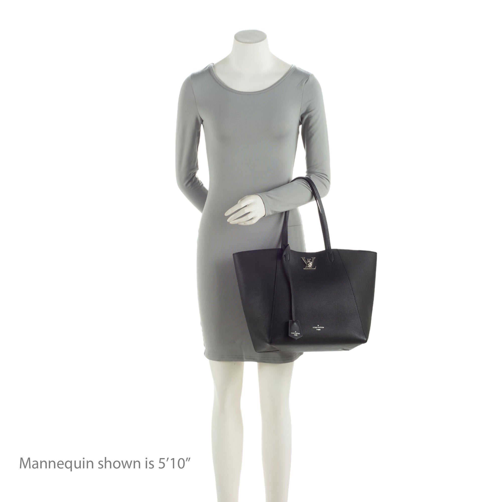 Louis Vuitton Calfskin Lockme Cabas Tote (SHF-7iUW7Z)