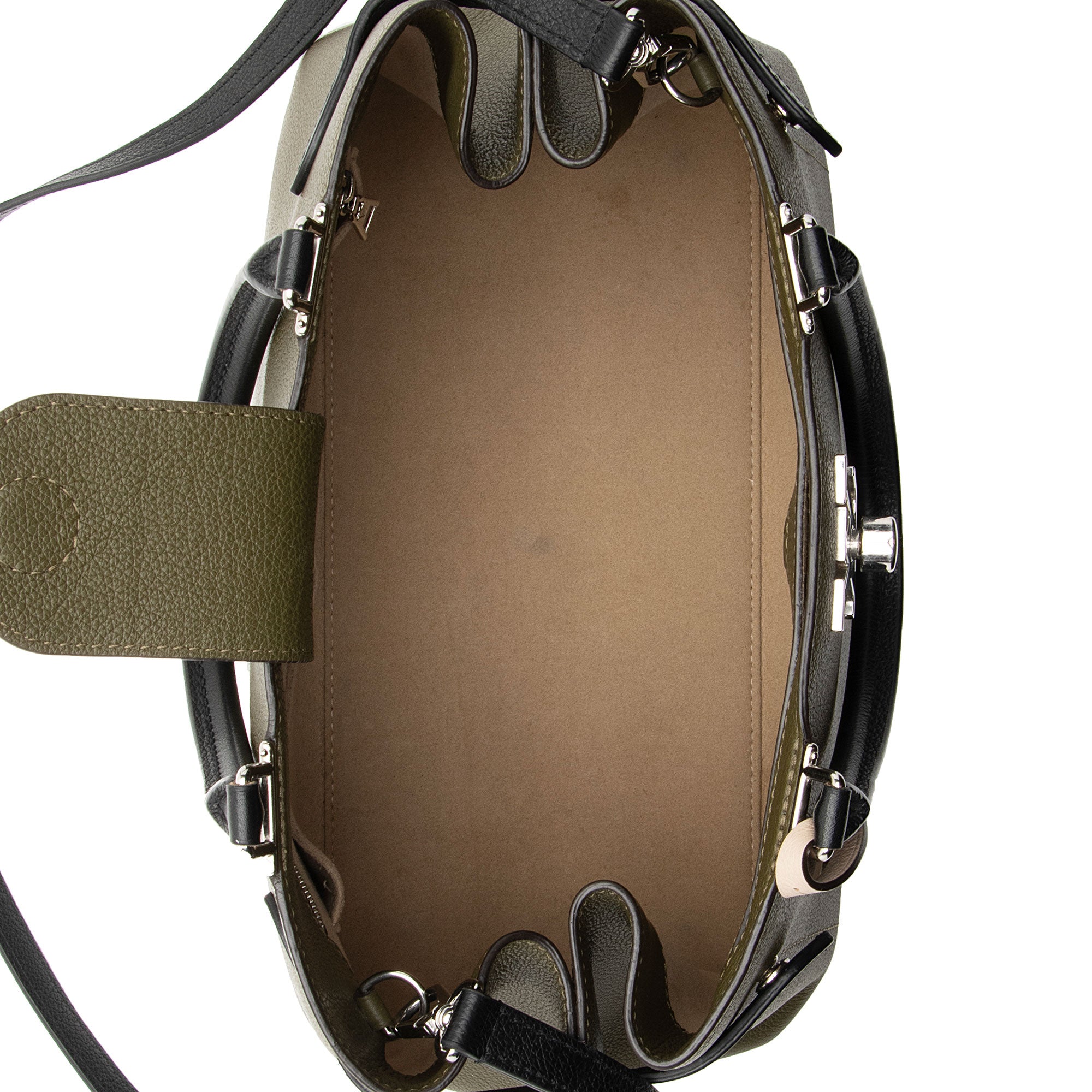 Louis Vuitton Calfskin Lockme Day Tote (SHF-4AIww8)