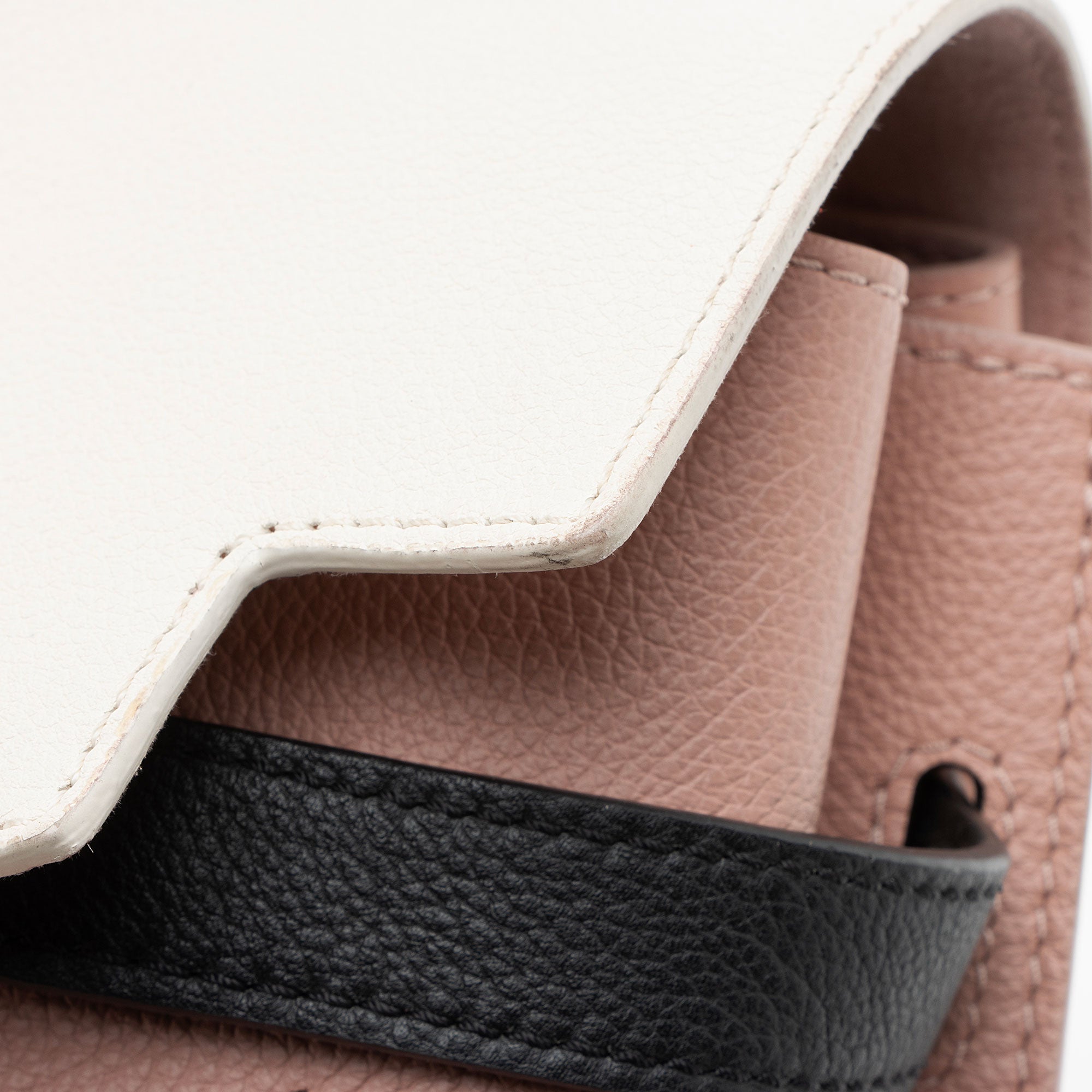 Louis Vuitton Calfskin Lockme Ever MM Top Handle