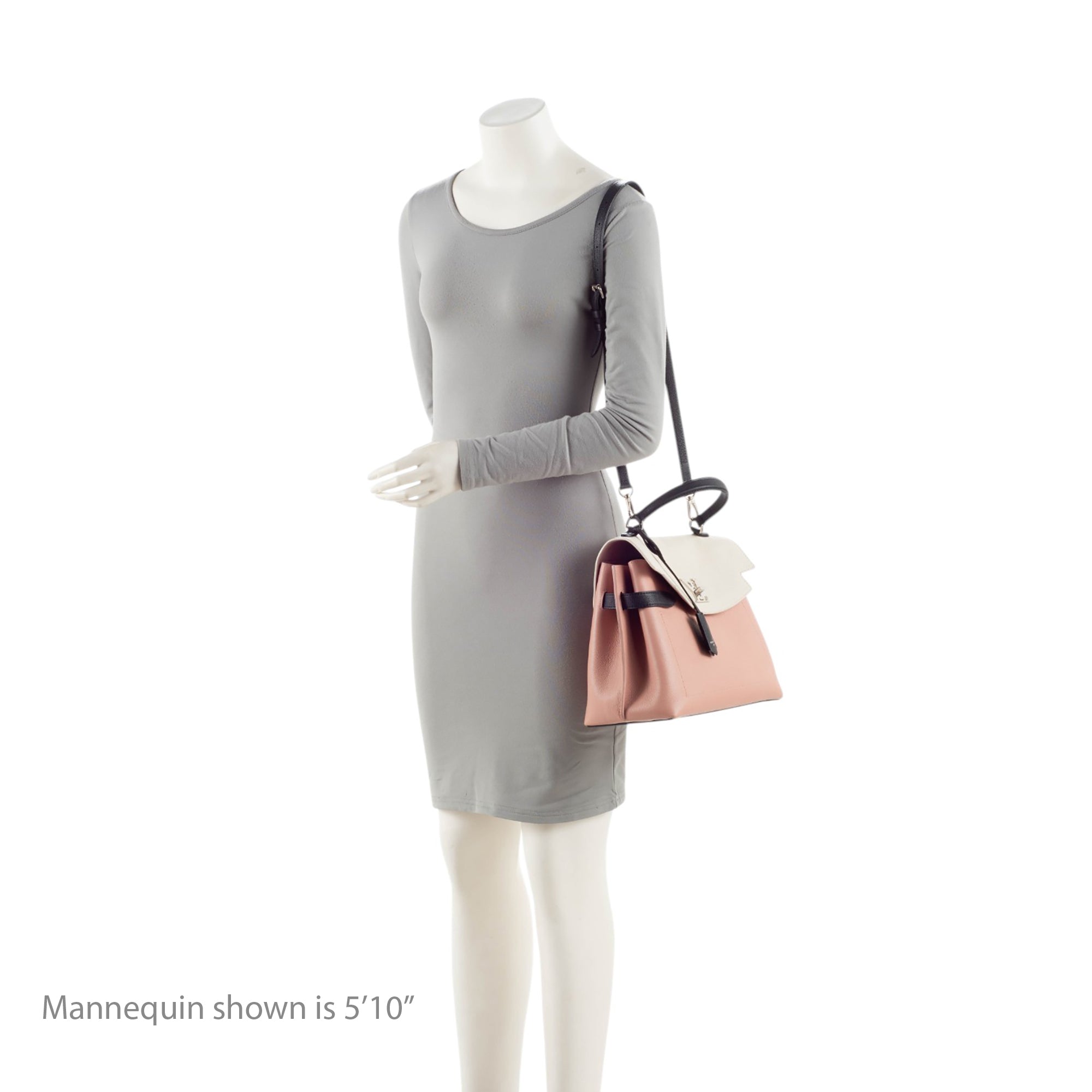 Louis Vuitton Calfskin Lockme Ever MM Top Handle