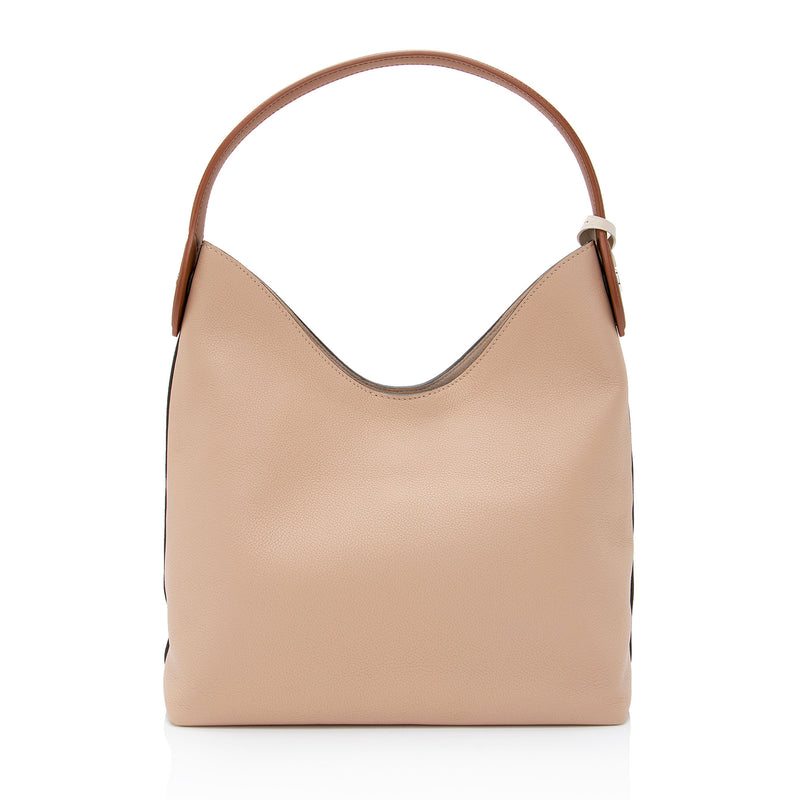 Louis Vuitton Beige Calfskin Leather Lockme II Bag