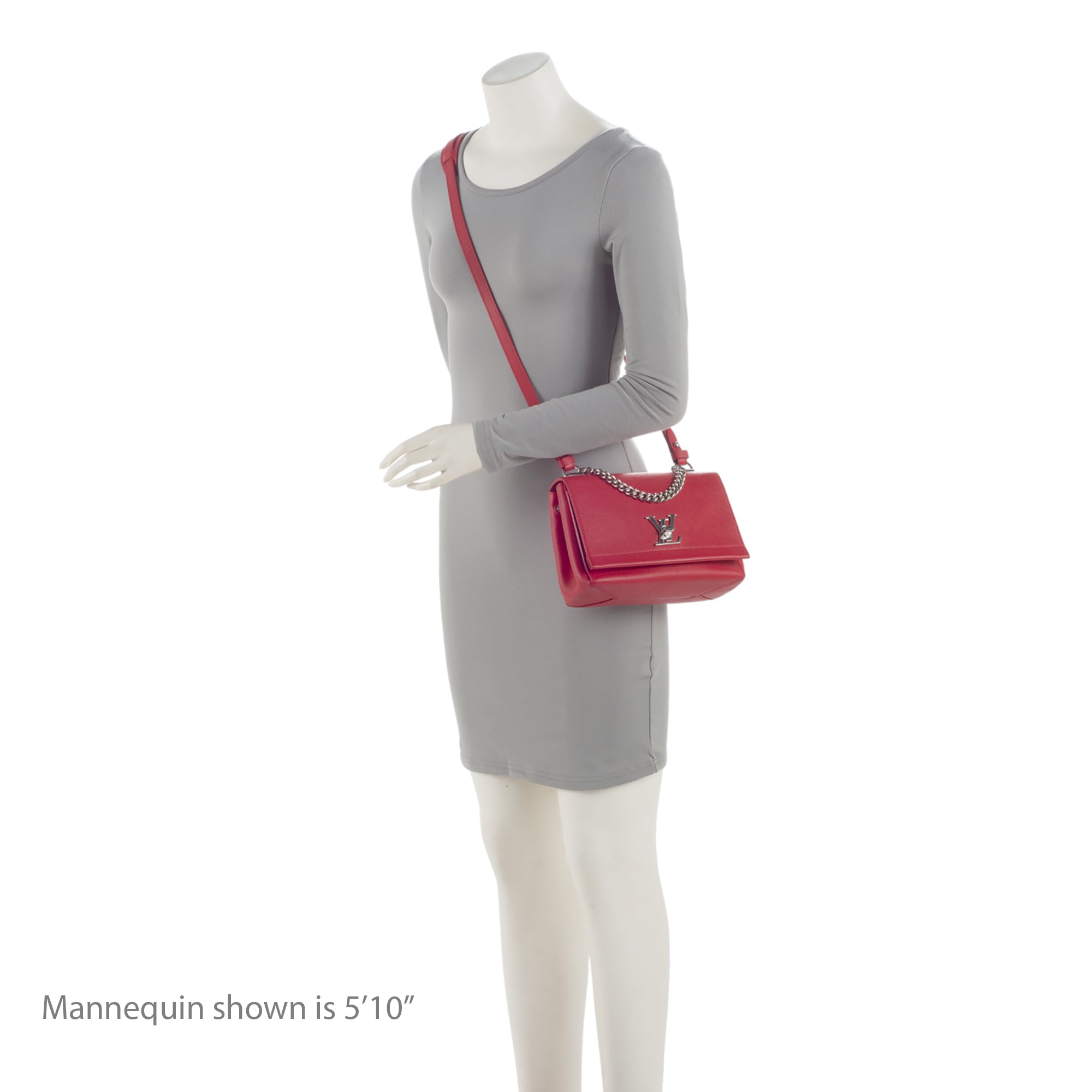 Louis Vuitton Calfskin Lockme II BB Shoulder Bag (SHF-LWCQaA)