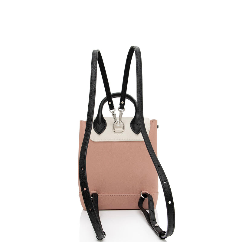 Louis Vuitton Black Leather Mini Lockme Backpack Louis Vuitton