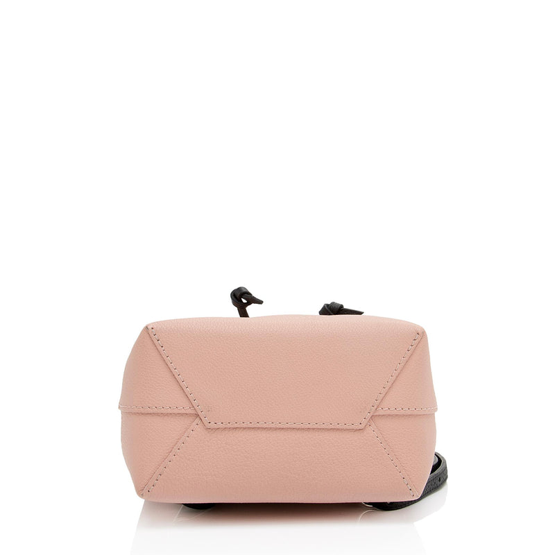 LOUIS VUITTON LV Logo Lockme Mini Backpack Bag Calf Leather Pink M53195  616RC827