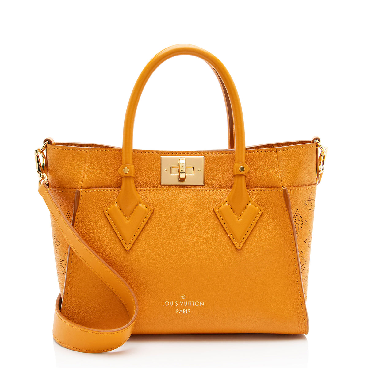 Louis Vuitton Calfskin Mahina On My Side PM Tote