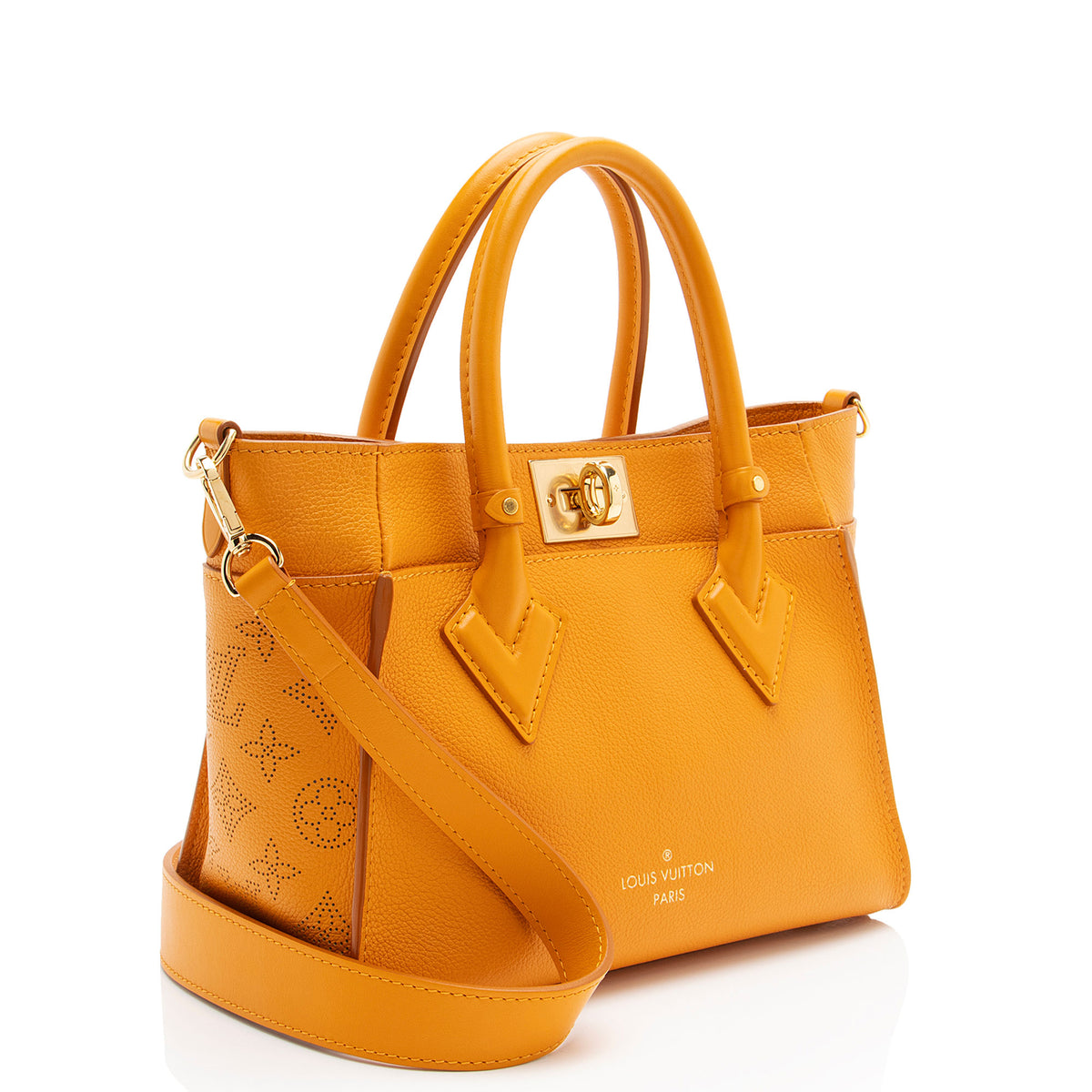 Louis Vuitton Calfskin Mahina On My Side PM Tote