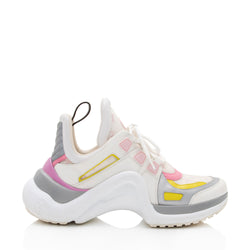 Louis Vuitton Calfskin Monogram LV Pop Archlight Sneakers - Size 8.5 / 38.5 (SHF-GZiAHD)