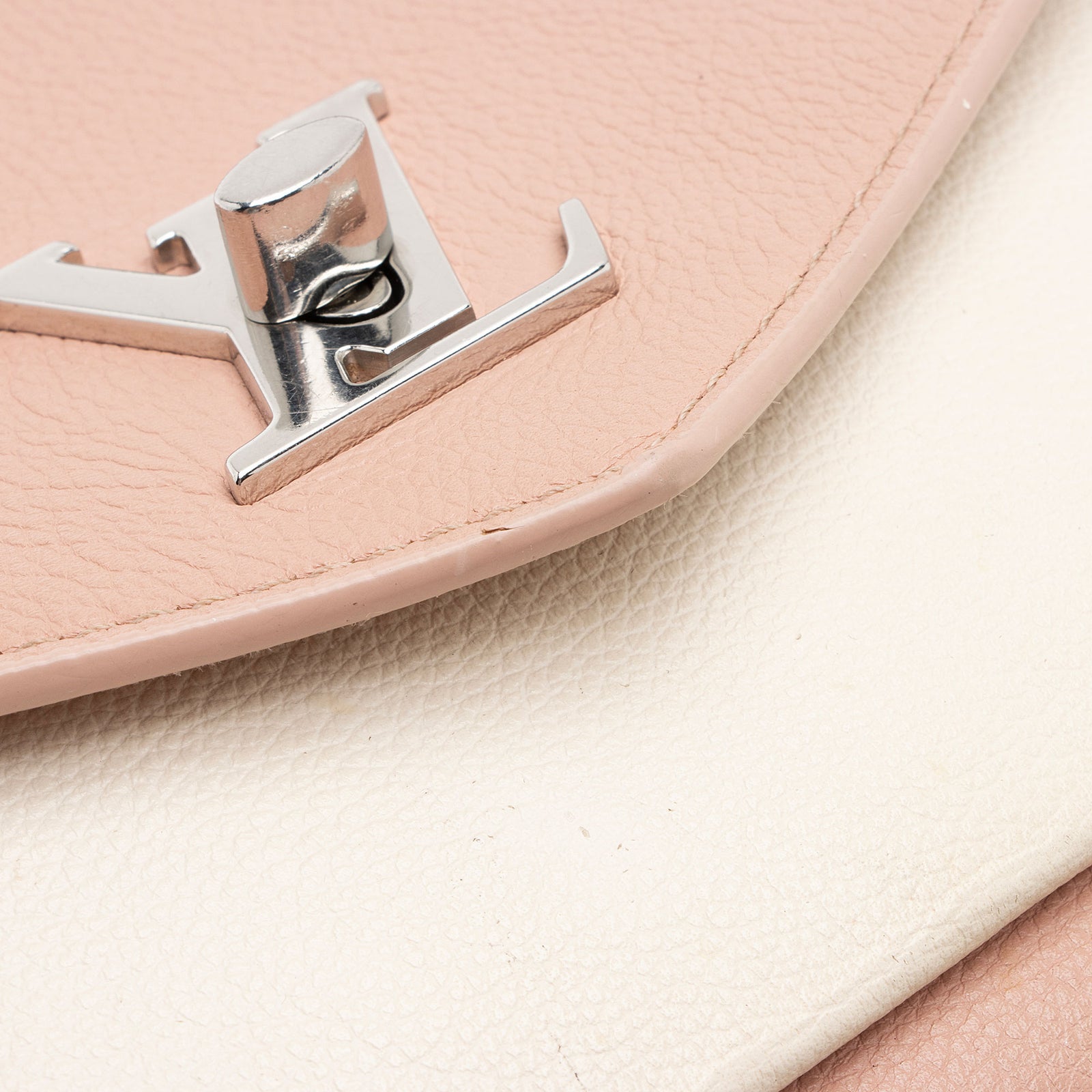 Louis Vuitton Calfskin Mylockme BB Shoulder Bag (SHF-6nJba1) – LuxeDH 