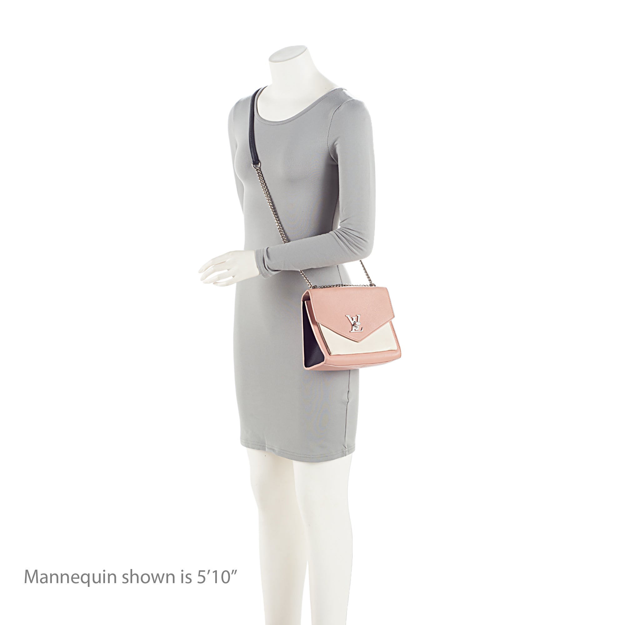 Louis Vuitton Calfskin Mylockme BB Shoulder Bag (SHF-6nJba1)