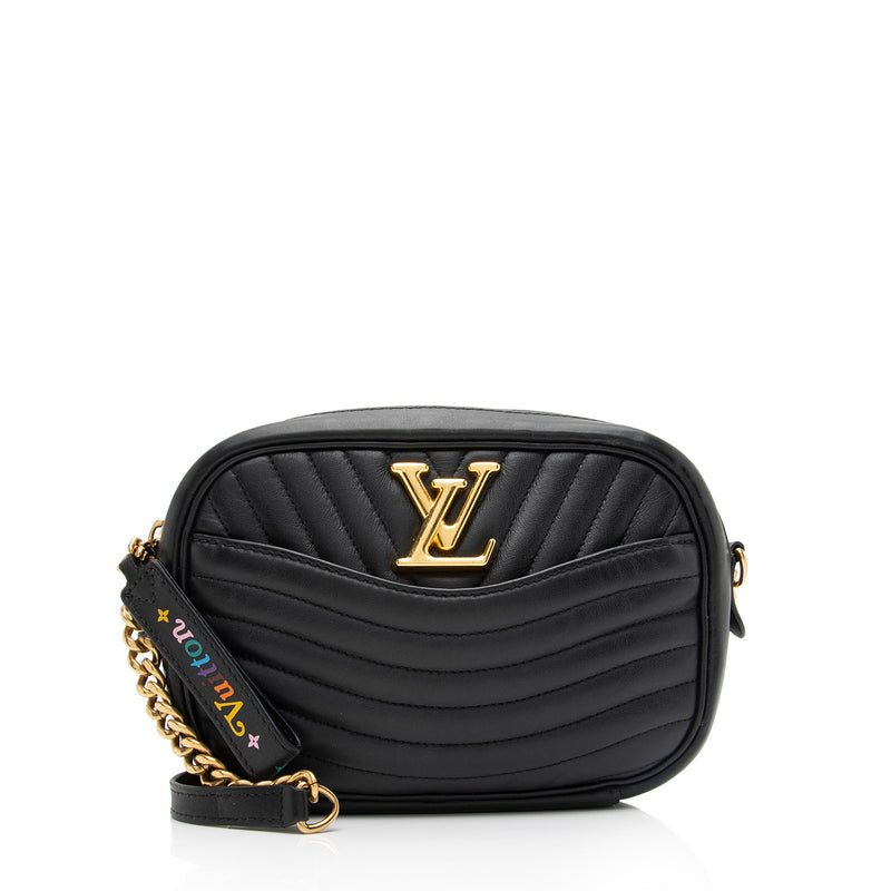 Louis Vuitton Calfskin New Wave Camera Bag, Louis Vuitton Handbags