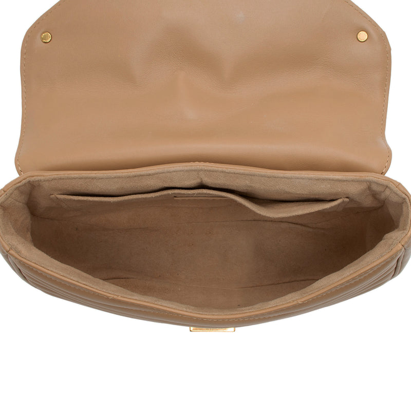 Louis Vuitton Calfskin New Wave Chain MM Shoulder Bag (SHF-BC4Bgk)