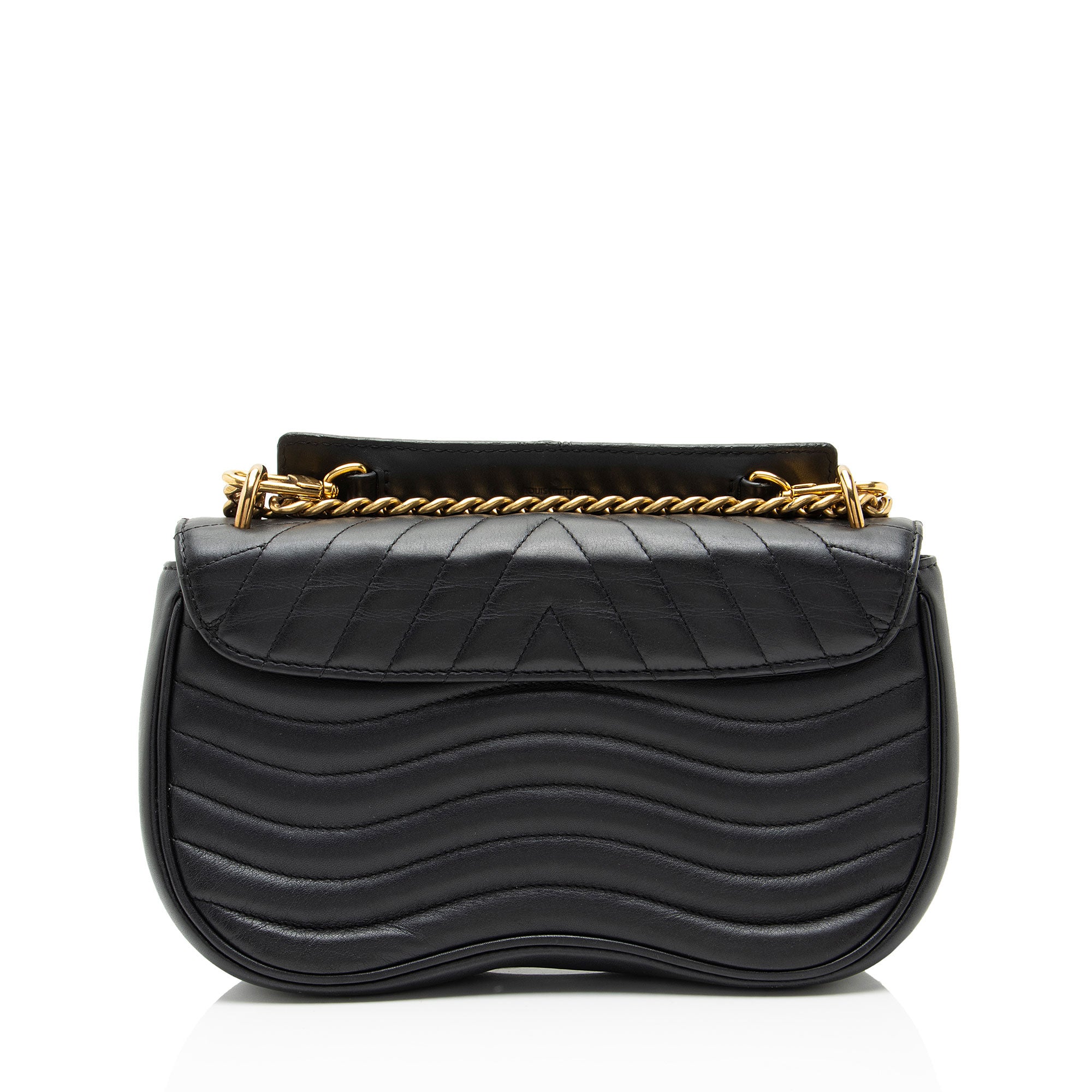 Louis Vuitton Calfskin New Wave Chain MM Shoulder Bag