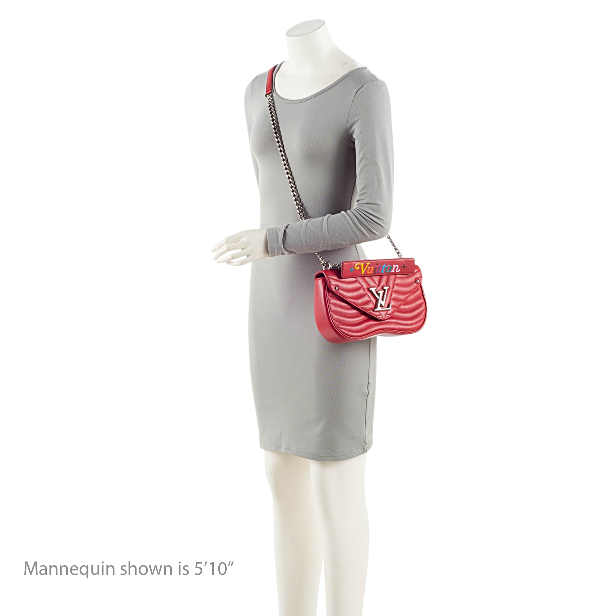 Louis Vuitton Calfskin New Wave Chain MM Shoulder Bag