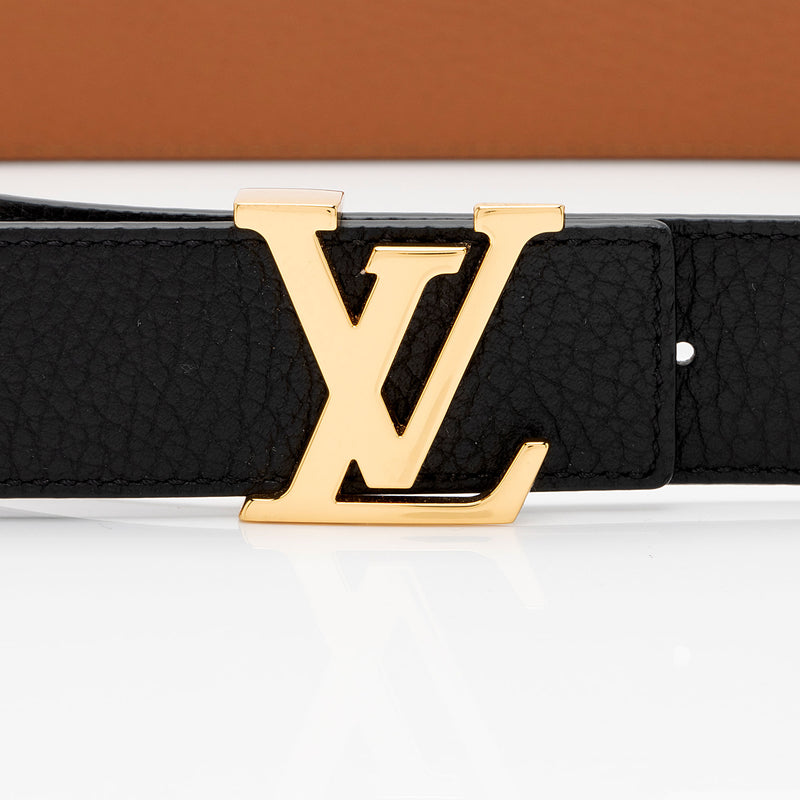 LV Initiales 40 mm Reversible Monogram/Leather Belt Size 100/40