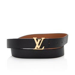 Louis Vuitton - Authenticated Belt - Patent Leather Black For Woman, Good condition