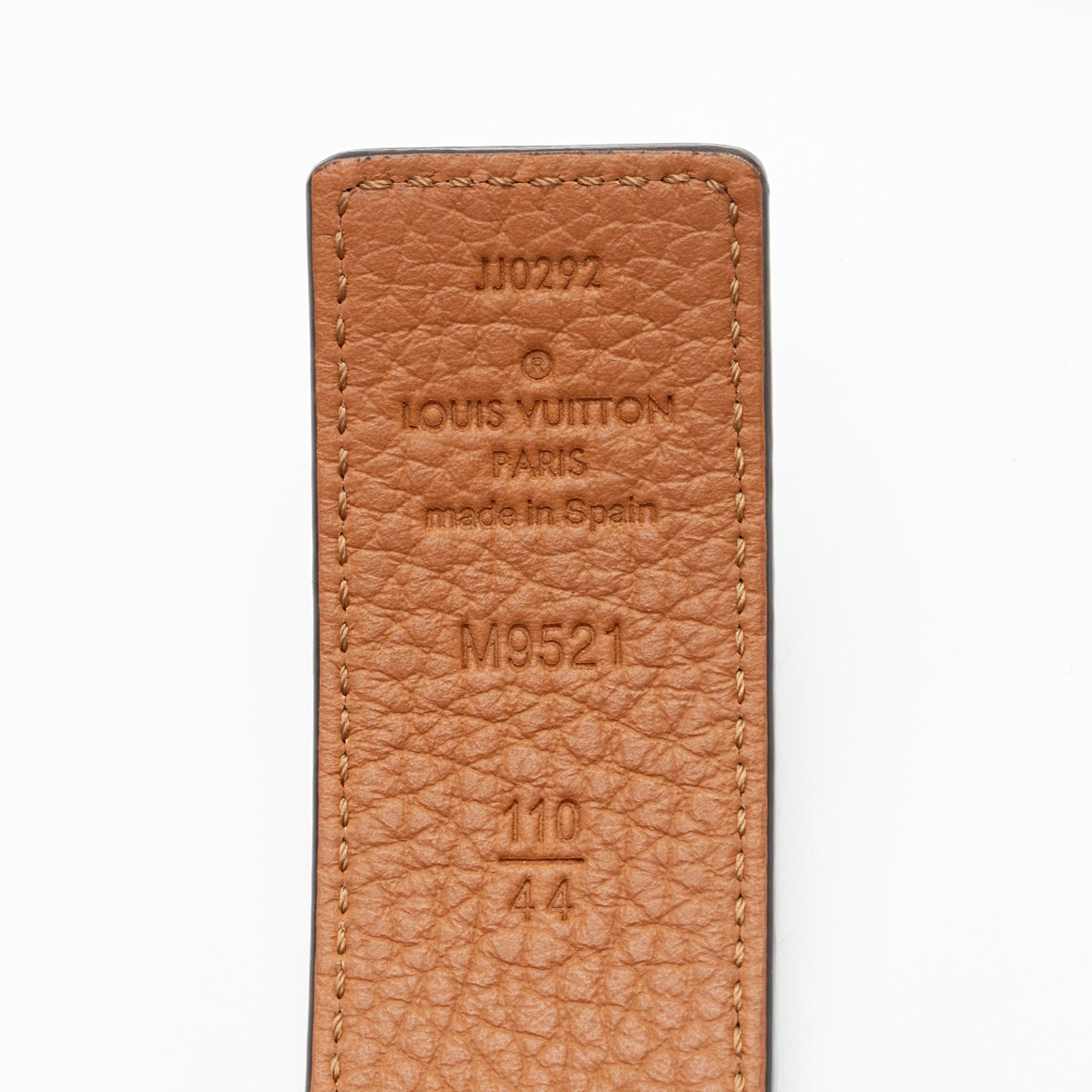 Louis Vuitton Calfskin Reversible Initiales 40mm Belt - Size