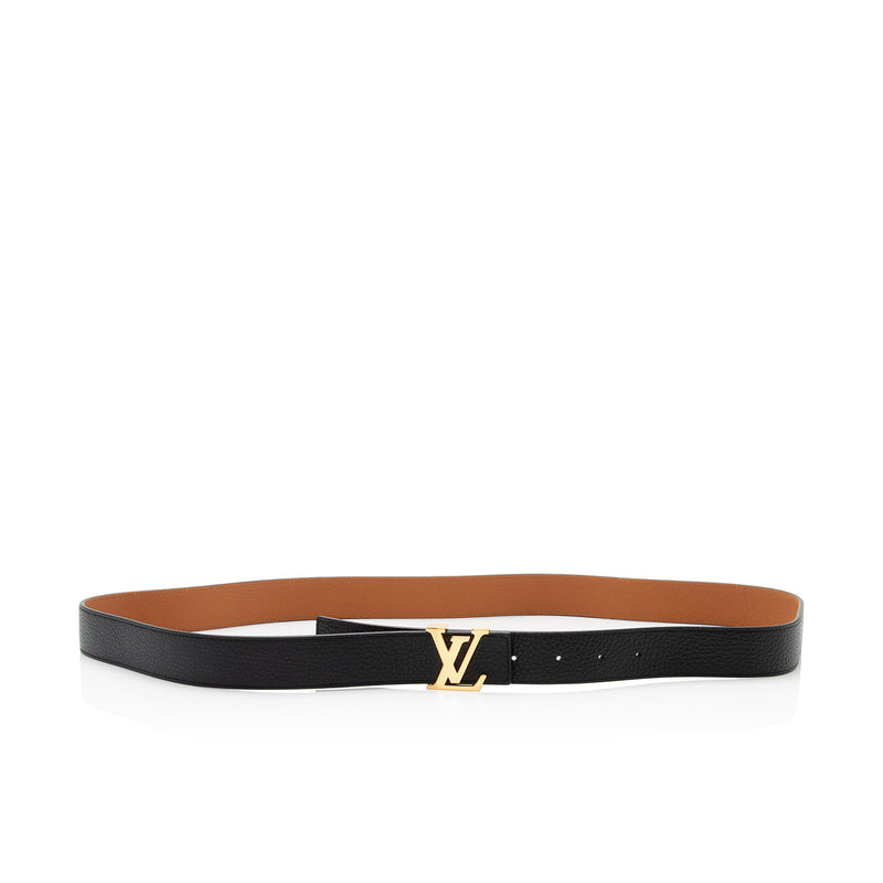 Louis Vuitton Calfskin Reversible Initiales 40mm Belt - Size 44 / 110  (SHF-Wznfad)