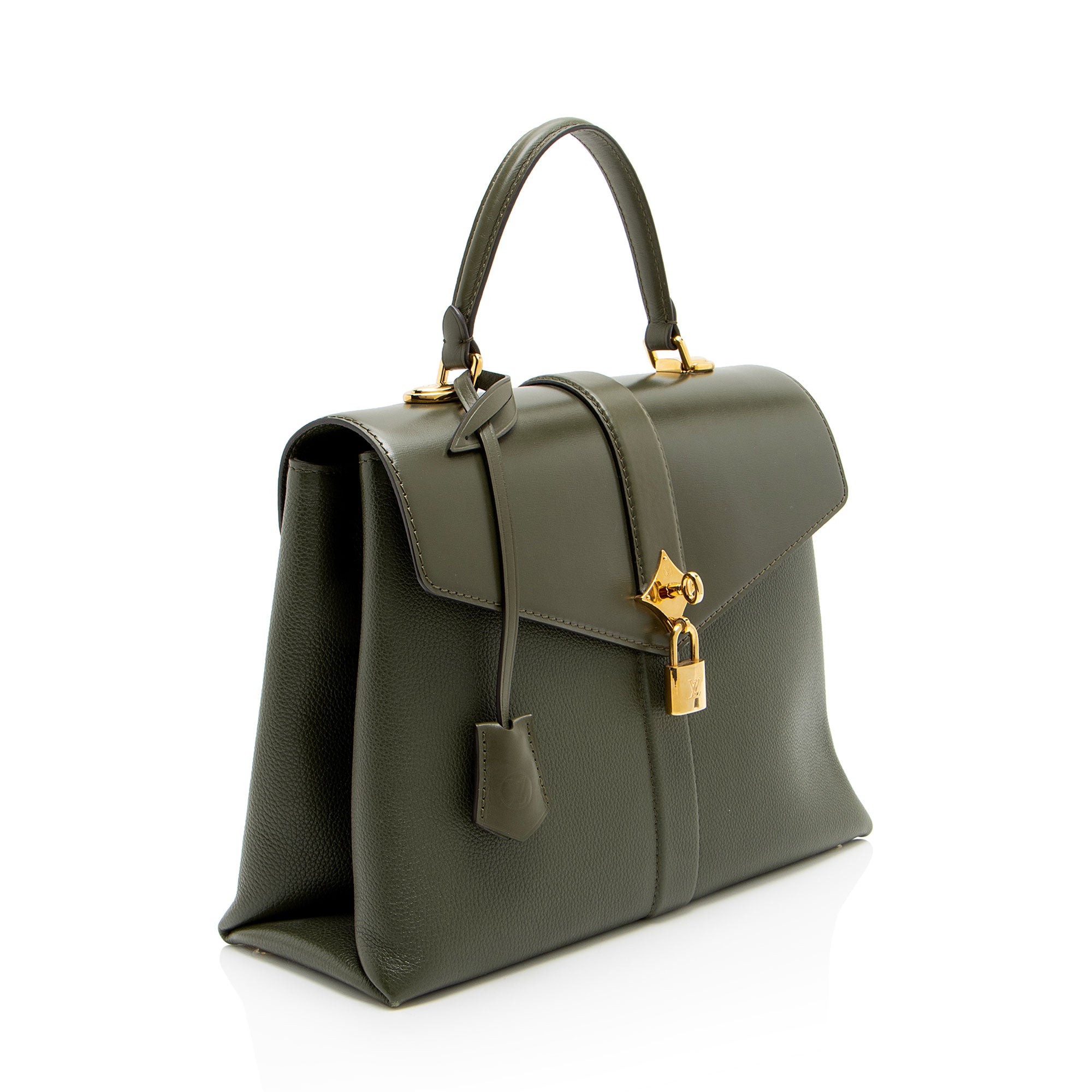 Louis Vuitton Calfskin Rose Des Vents MM Top Handle