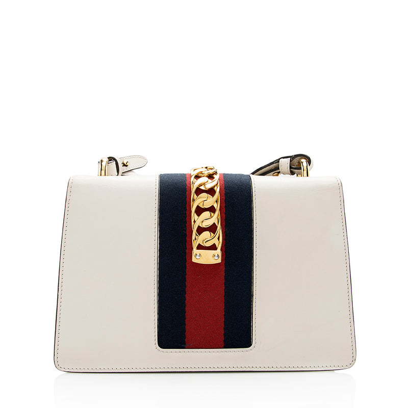 Gucci Leather Sylvie Small Shoulder Bag (SHF-18518)