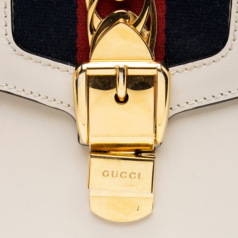 Gucci Leather Sylvie Small Shoulder Bag (SHF-18518) – LuxeDH