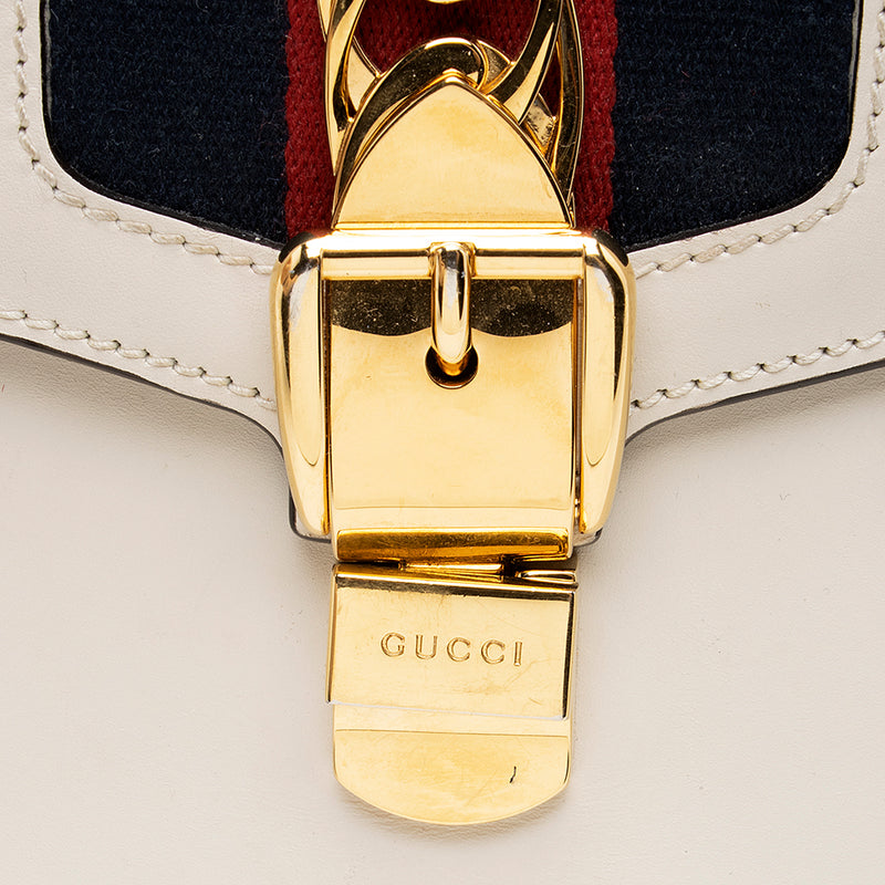 Gucci Leather Sylvie Small Shoulder Bag (SHF-18518)