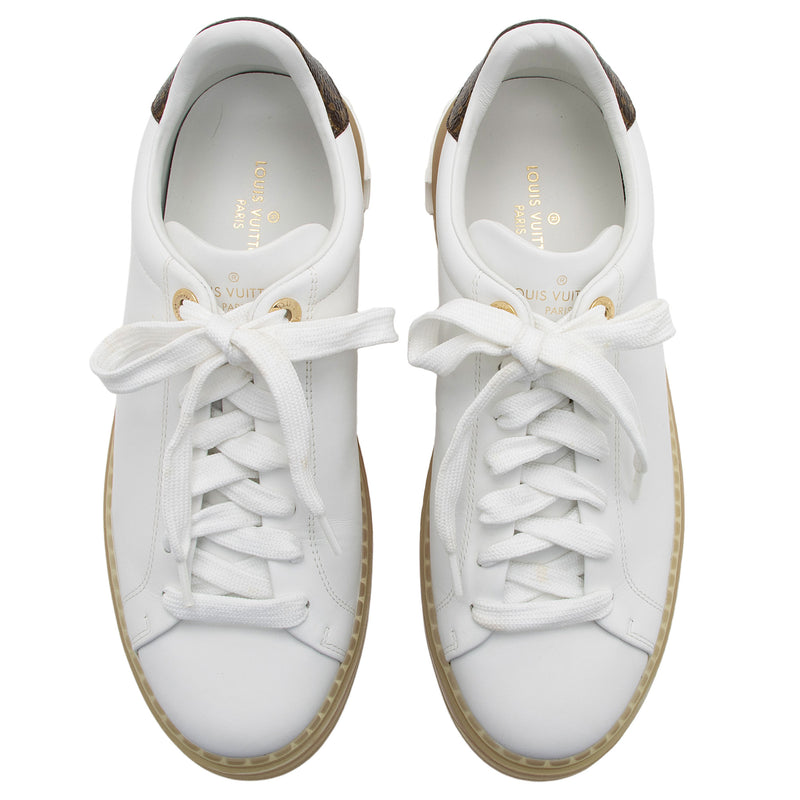 Louis Vuitton Calfskin Time Out Sneakers - Size 9 / 39 (SHF-1ytLxH) – LuxeDH
