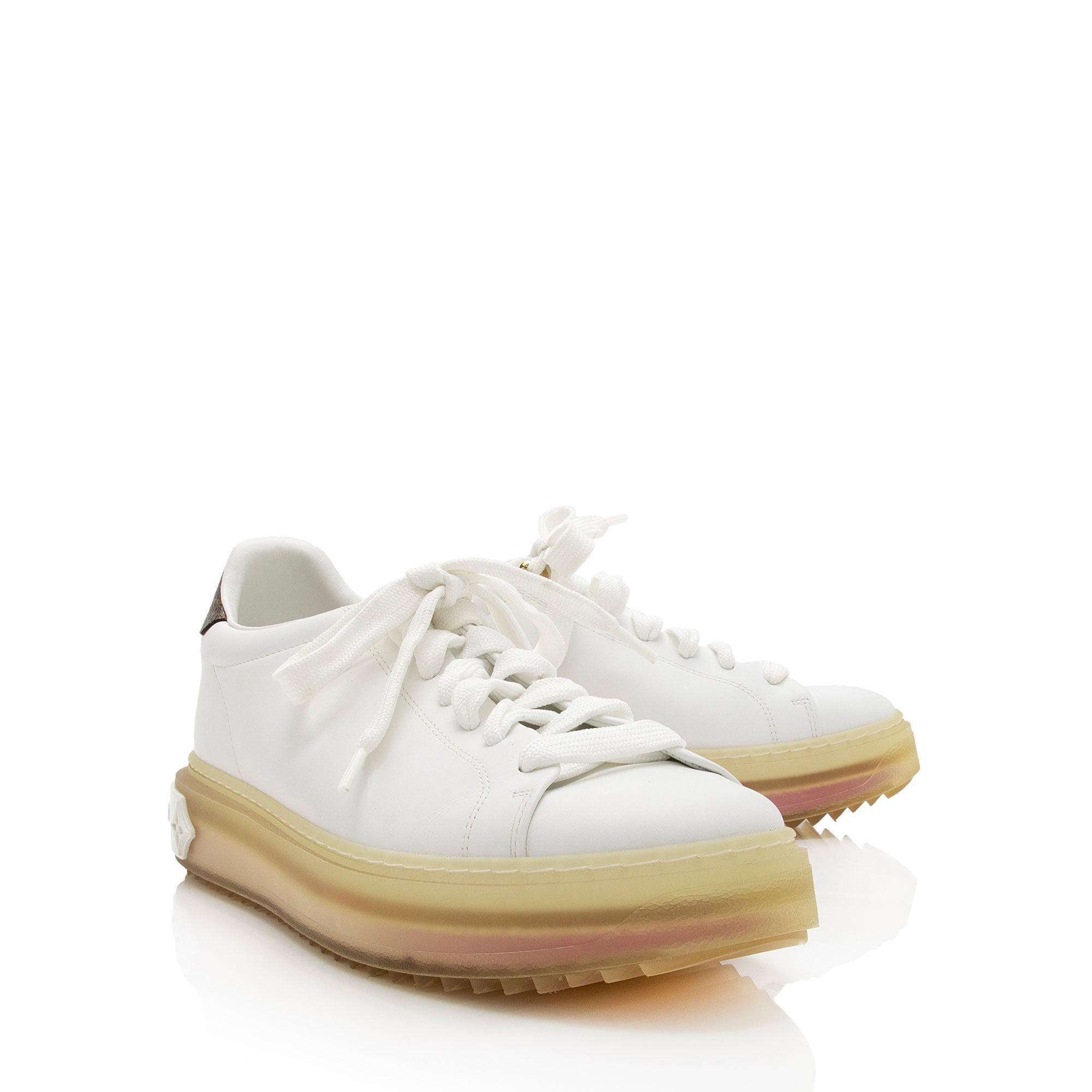 Louis Vuitton Calfskin Time Out Sneakers - Size 9 / 39 (SHF-1ytLxH)