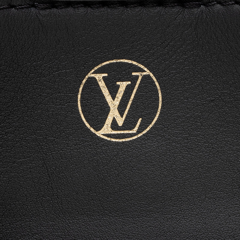 Louis Vuitton Calfskin Tufted Monogram Canvas On My Side MM Tote (SHF- –  LuxeDH