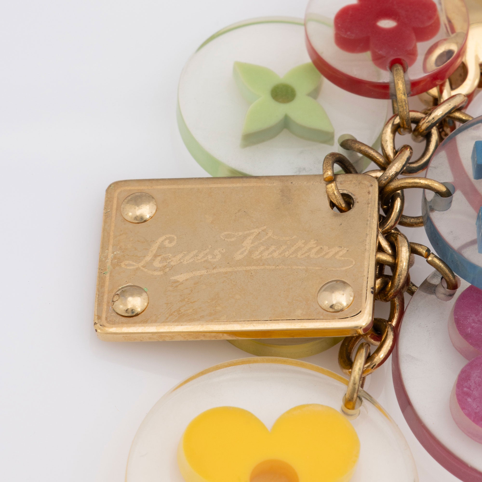 Louis Vuitton Candy Fleurs Bag Charm (SHF-8pn3Sg)