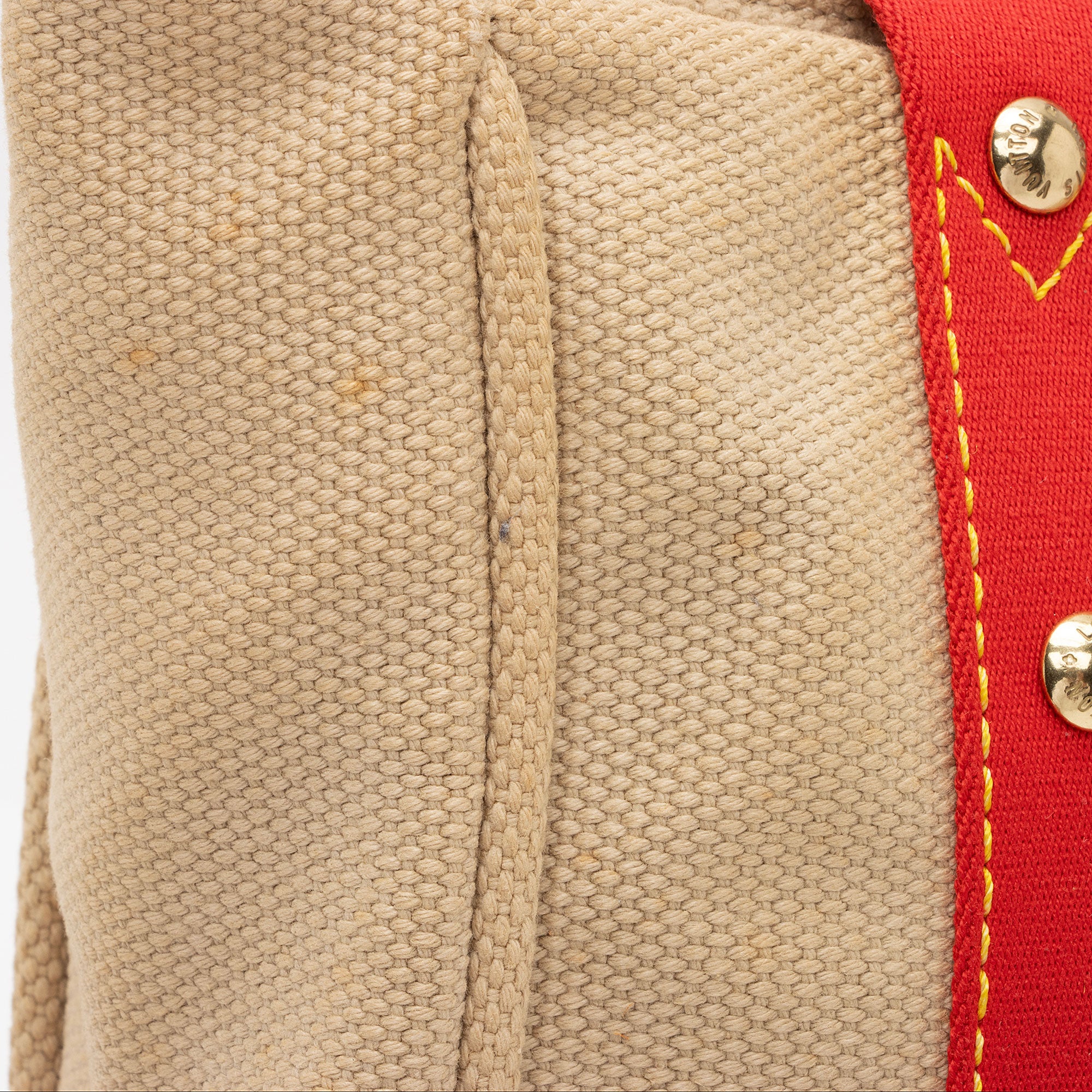 Louis Vuitton Canvas Antigua Cabas MM Tote (SHF-zkEfXc)