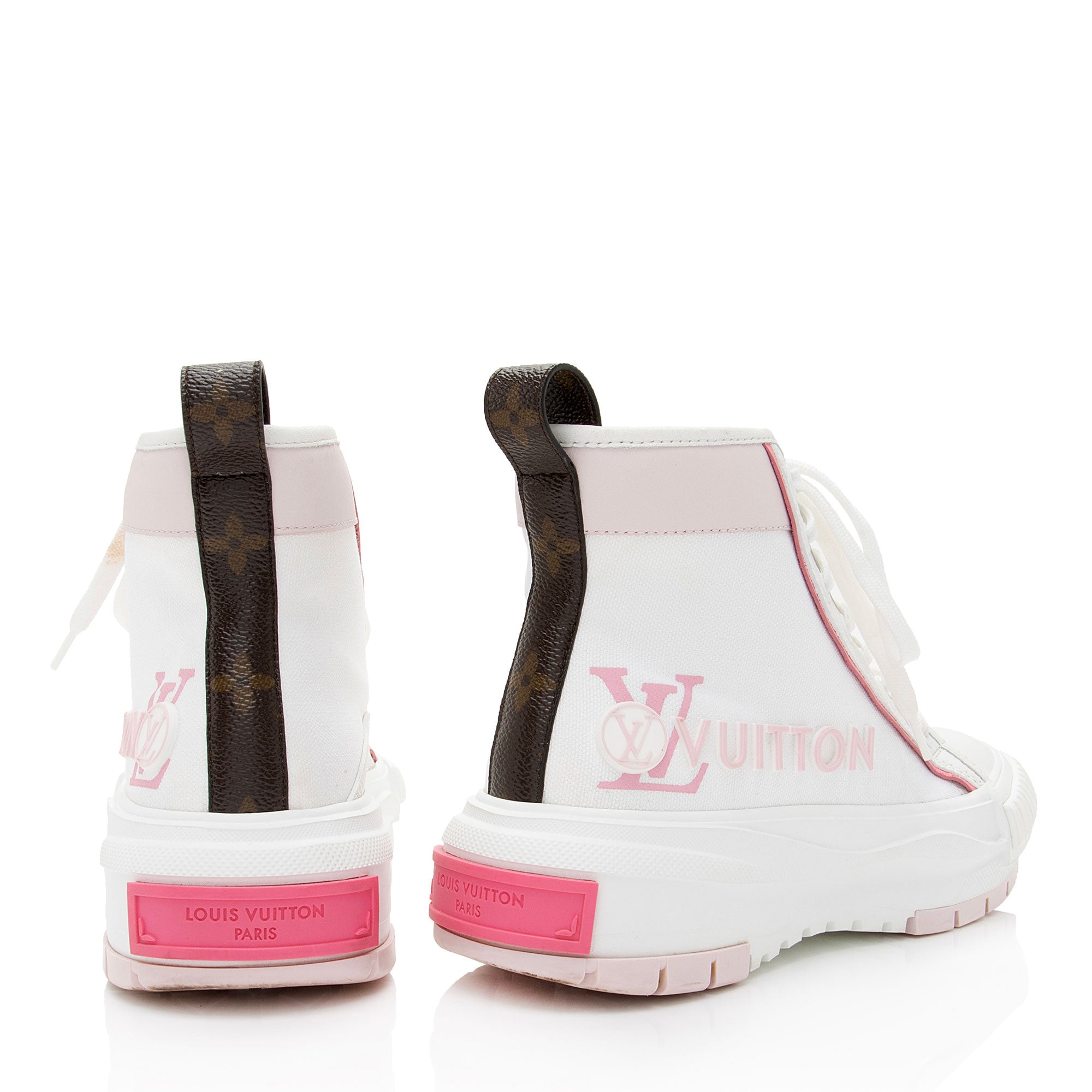 Louis Vuitton Canvas LV Squad Sneakers - Size 6 / 36 (SHF-S2Y7aC)